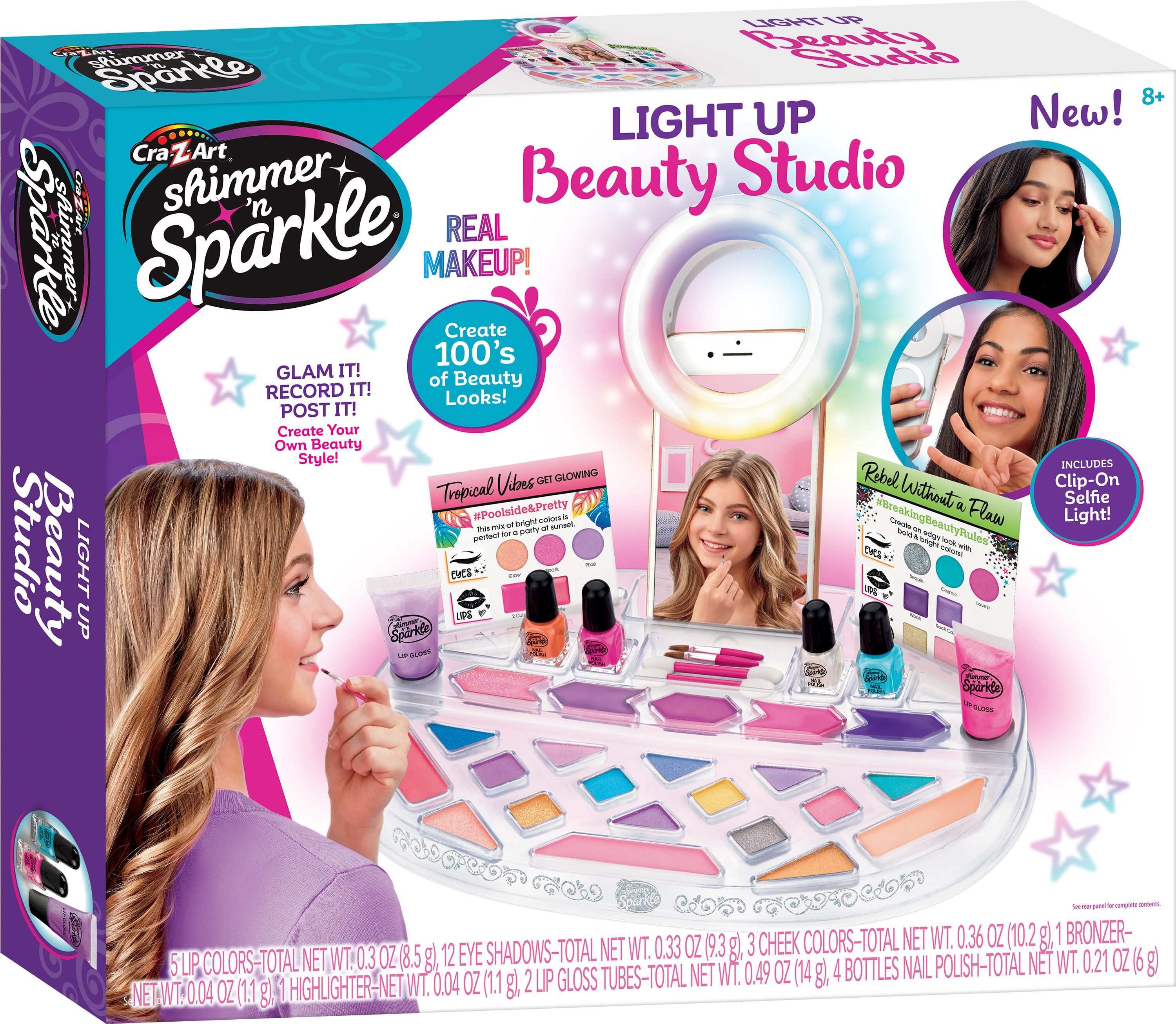 Набір дитячої косметики Cra-Z-Art Selfie Time Light Up Beauty Studioфото