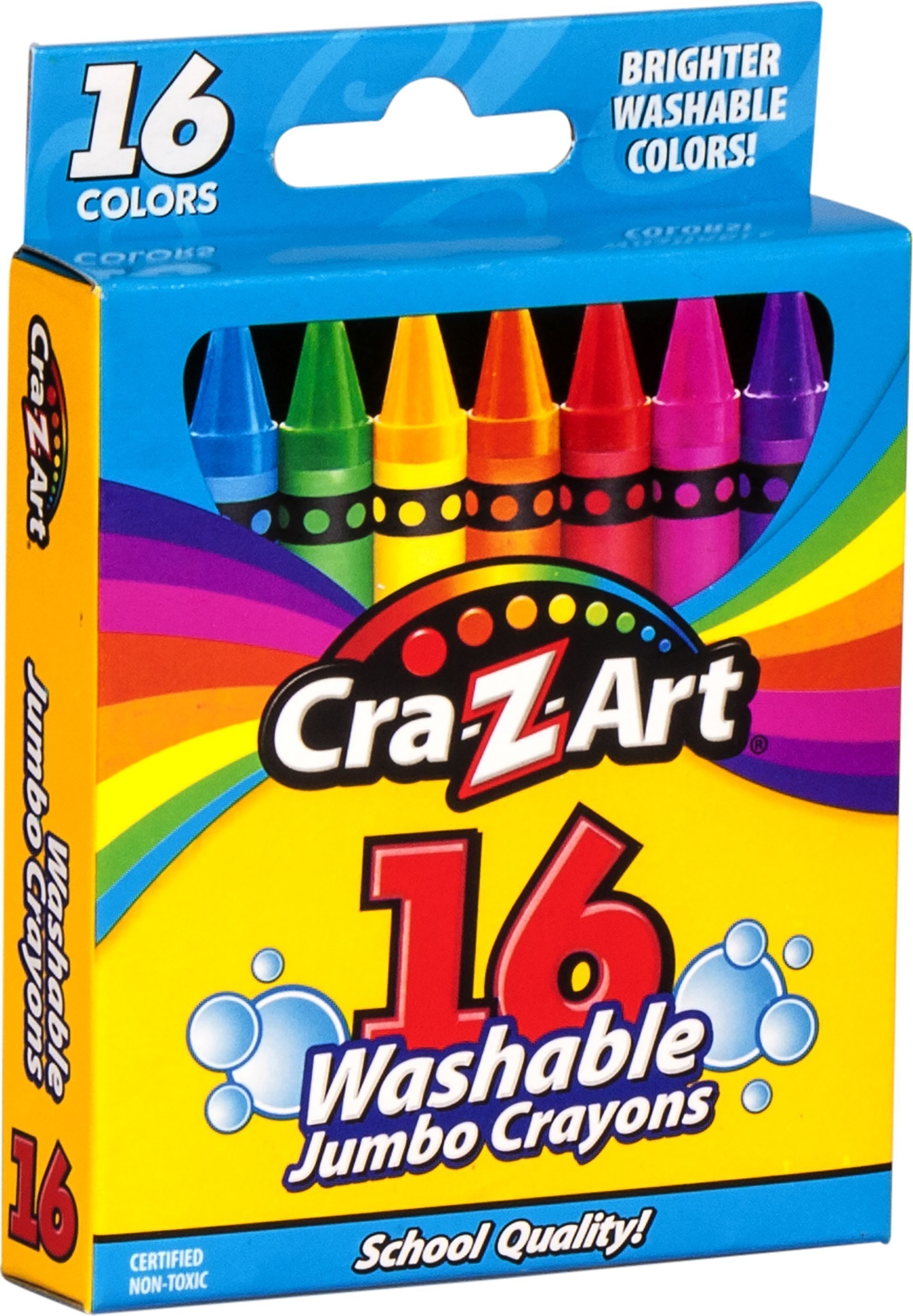 Крейда воскова Cra-Z-Art легкозмивна, велика, 16штфото