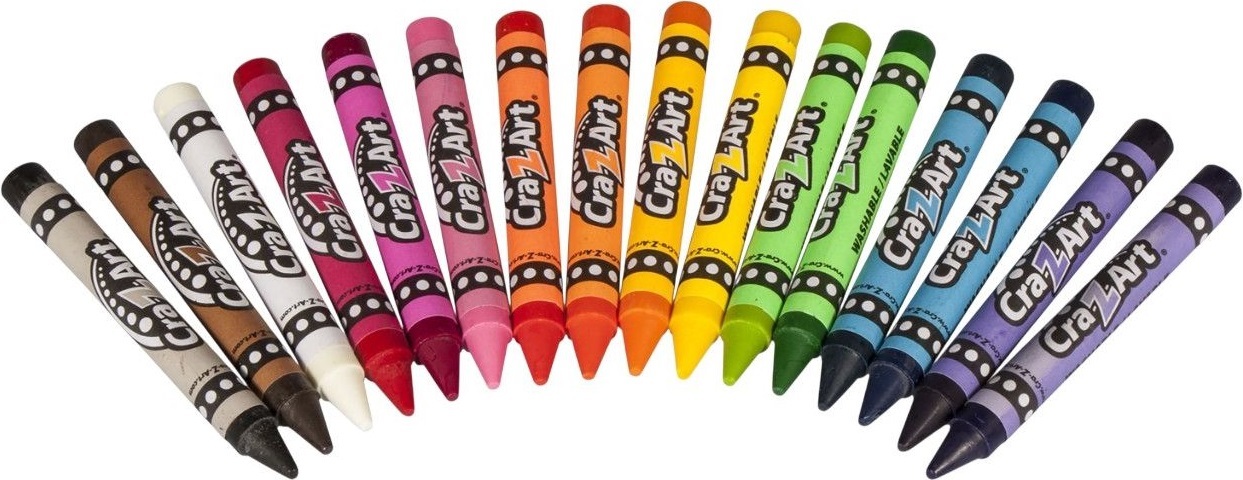 Крейда воскова Cra-Z-Art легкозмивна, велика, 16штфото