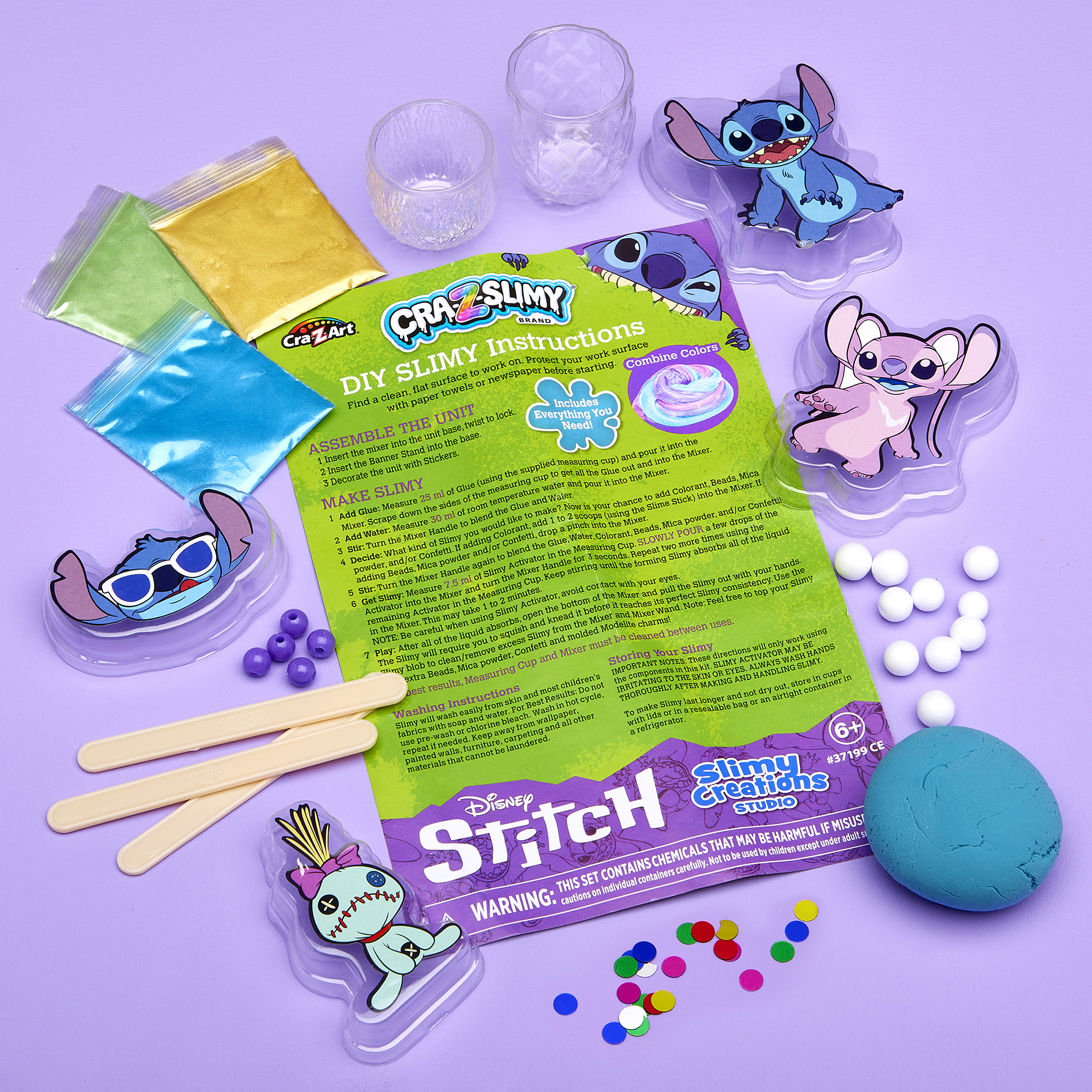 Слайм Cra-Z-Art Stitch Slimy Creations Studio, набір 31одфото6