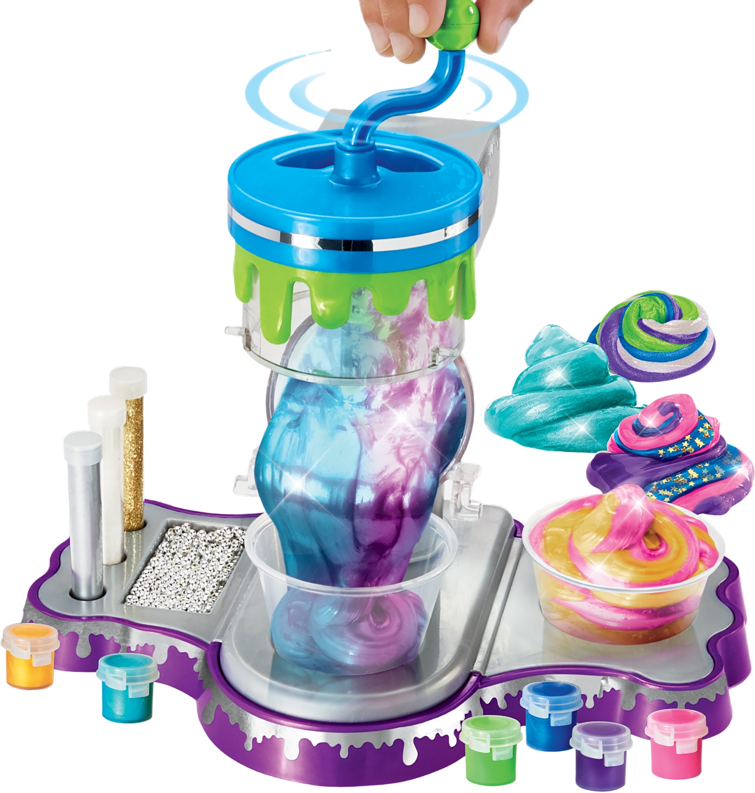 Слайм Cra-Z-Art Metallic Slimy Studio, набір 21одфото2