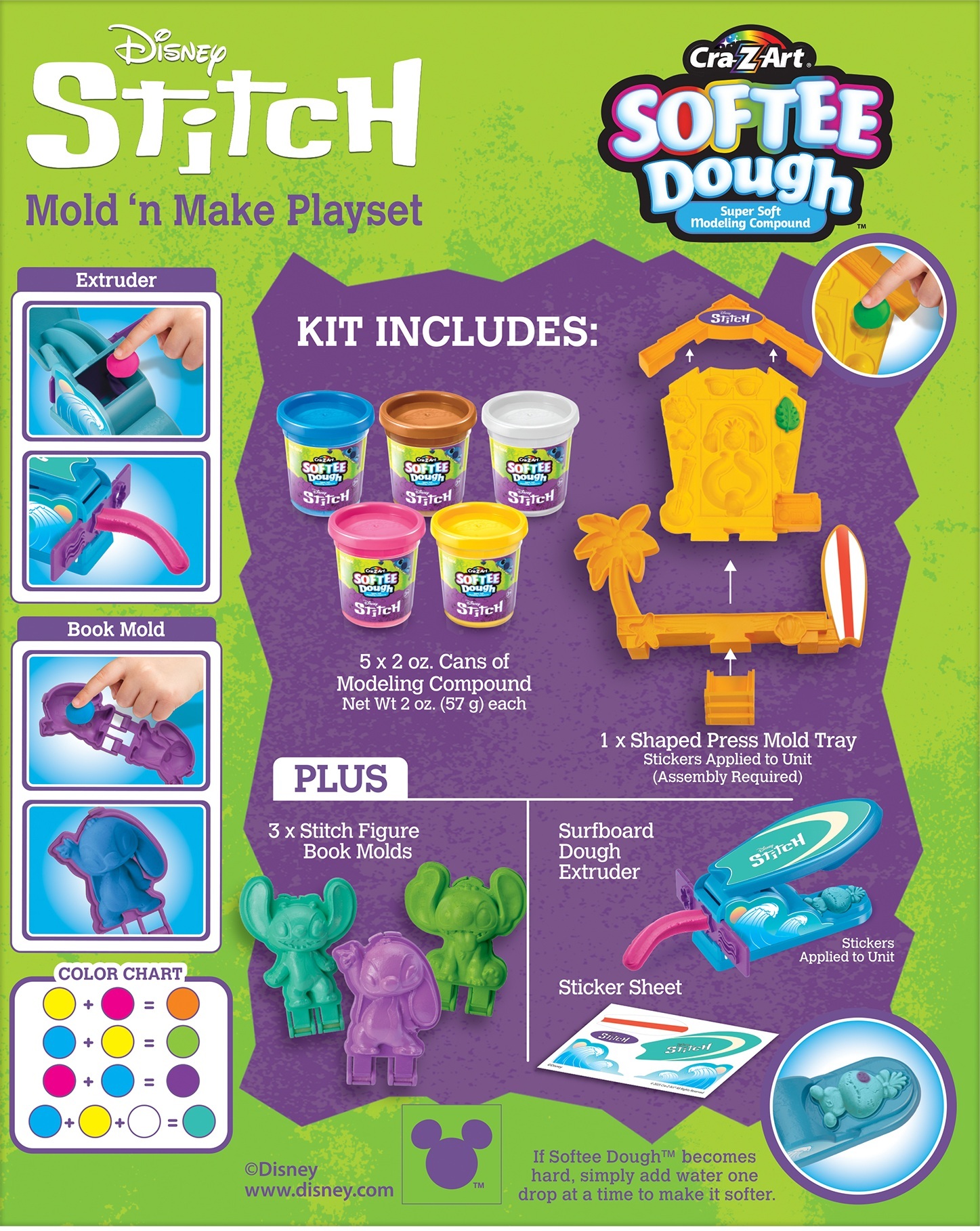 Тісто для ліплення Cra-Z-Art із фігуркою Стіч, набір 11одфото10