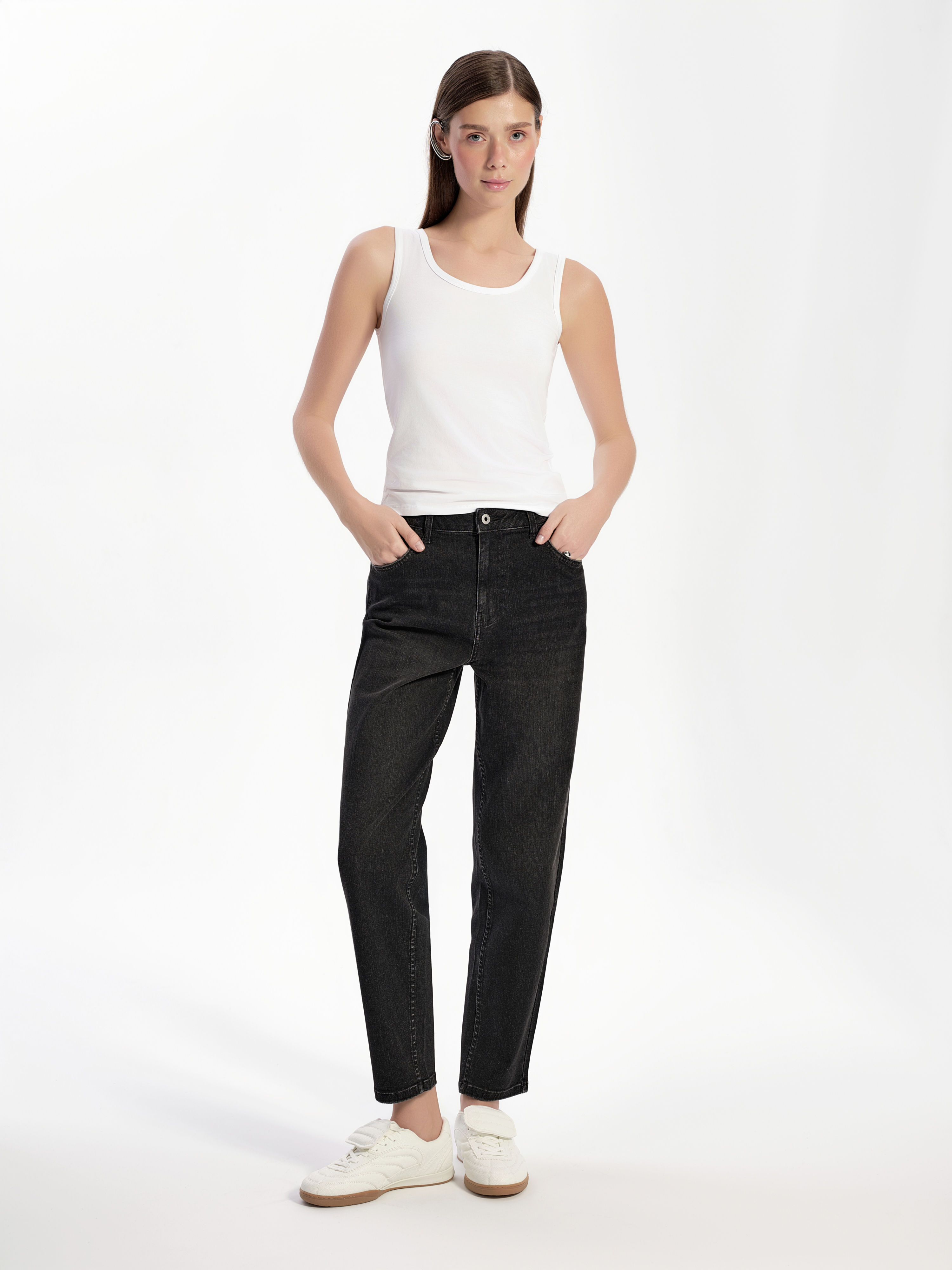 Джинси жіночі Conte Elegant Con-832 2XL/170-110 чорніфото