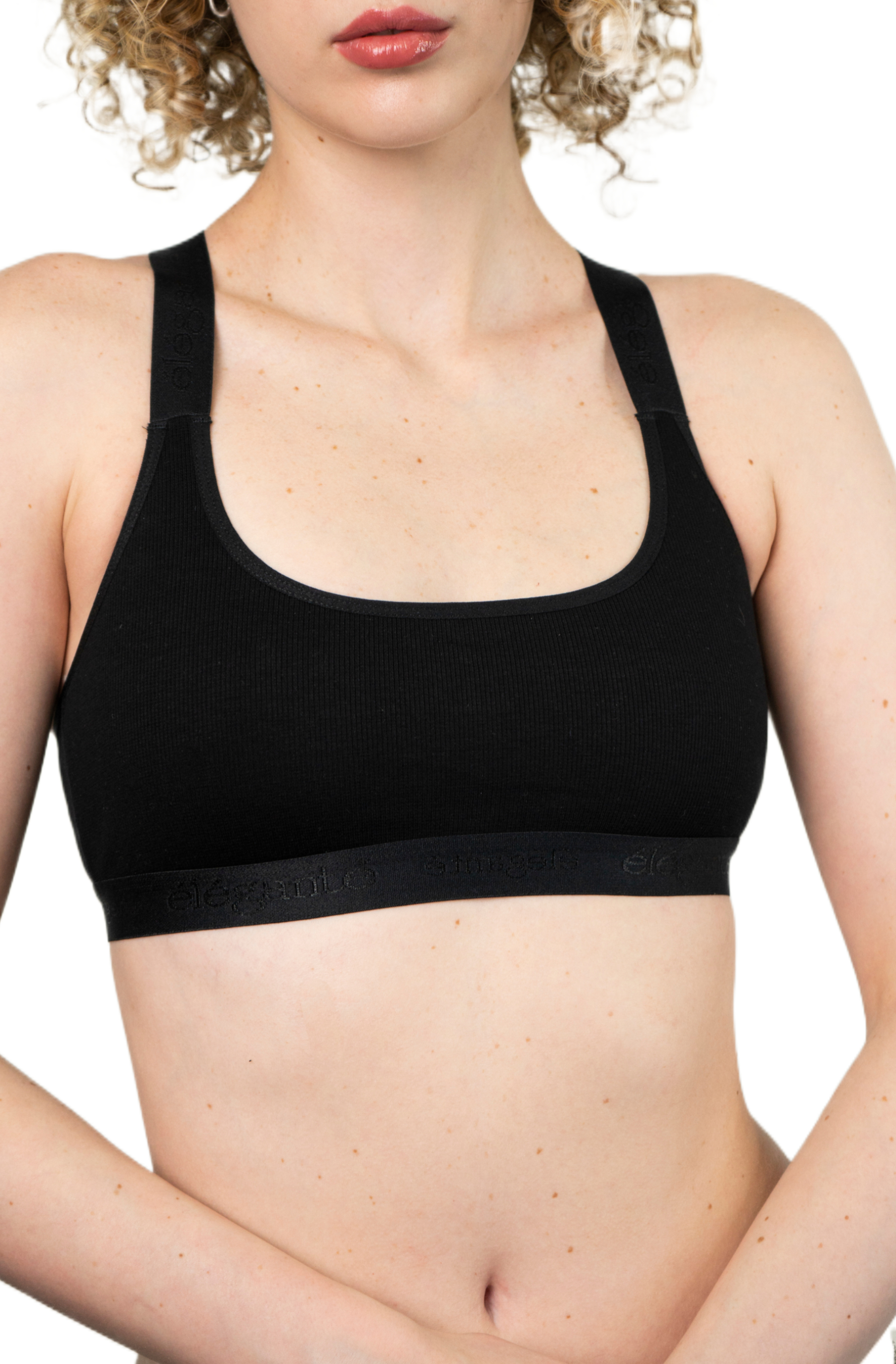 Топ-бюстье женский Elegante El Energy Lb 1255 L черный фото 