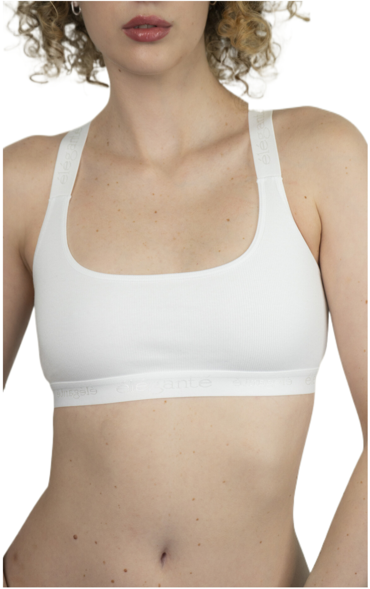 Топ-бюстье женский Elegante El Energy Lb 1255 L белый фото 