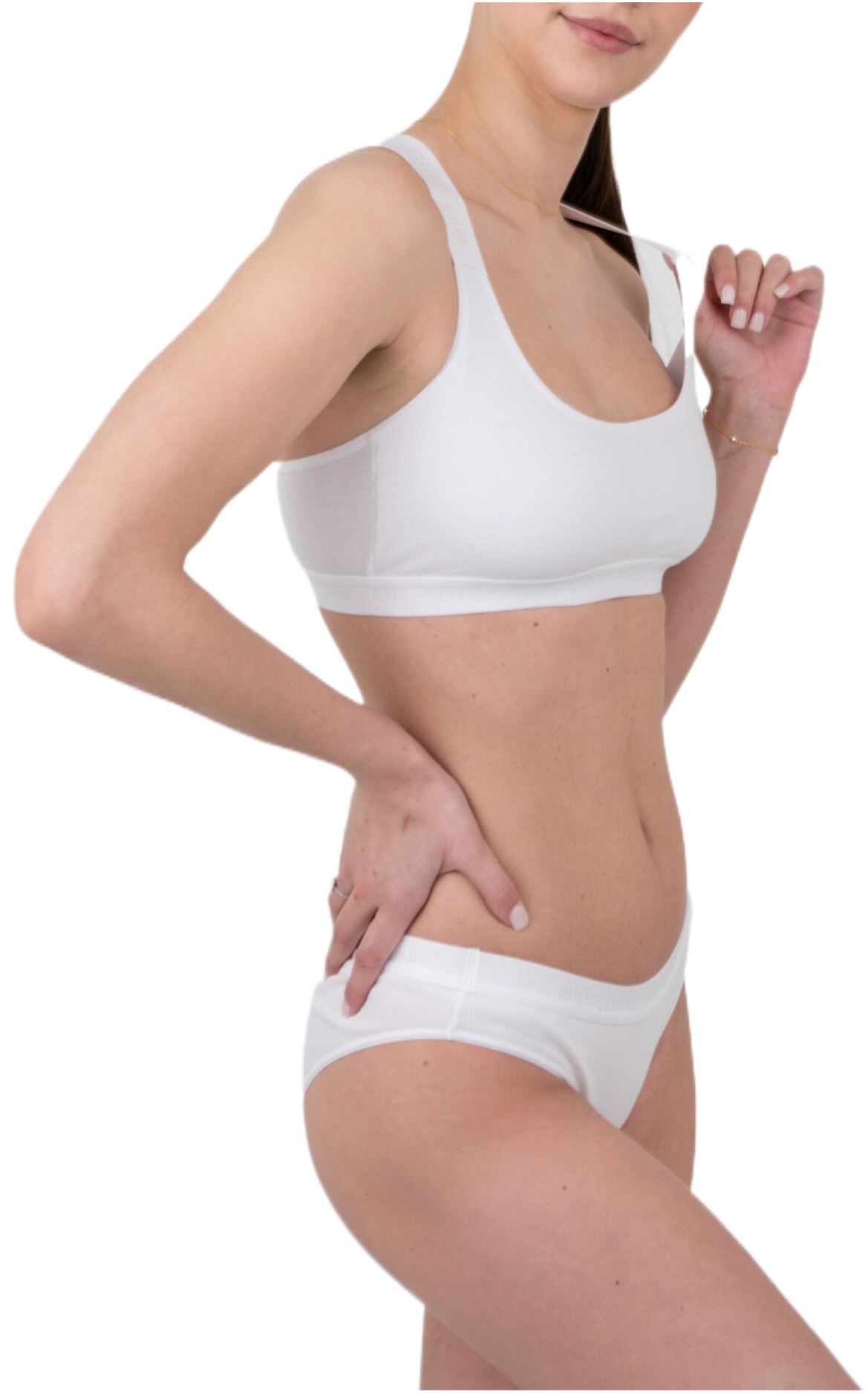 Топ-бюстье женский Elegante El Energy Lb 1255 L белый фото 