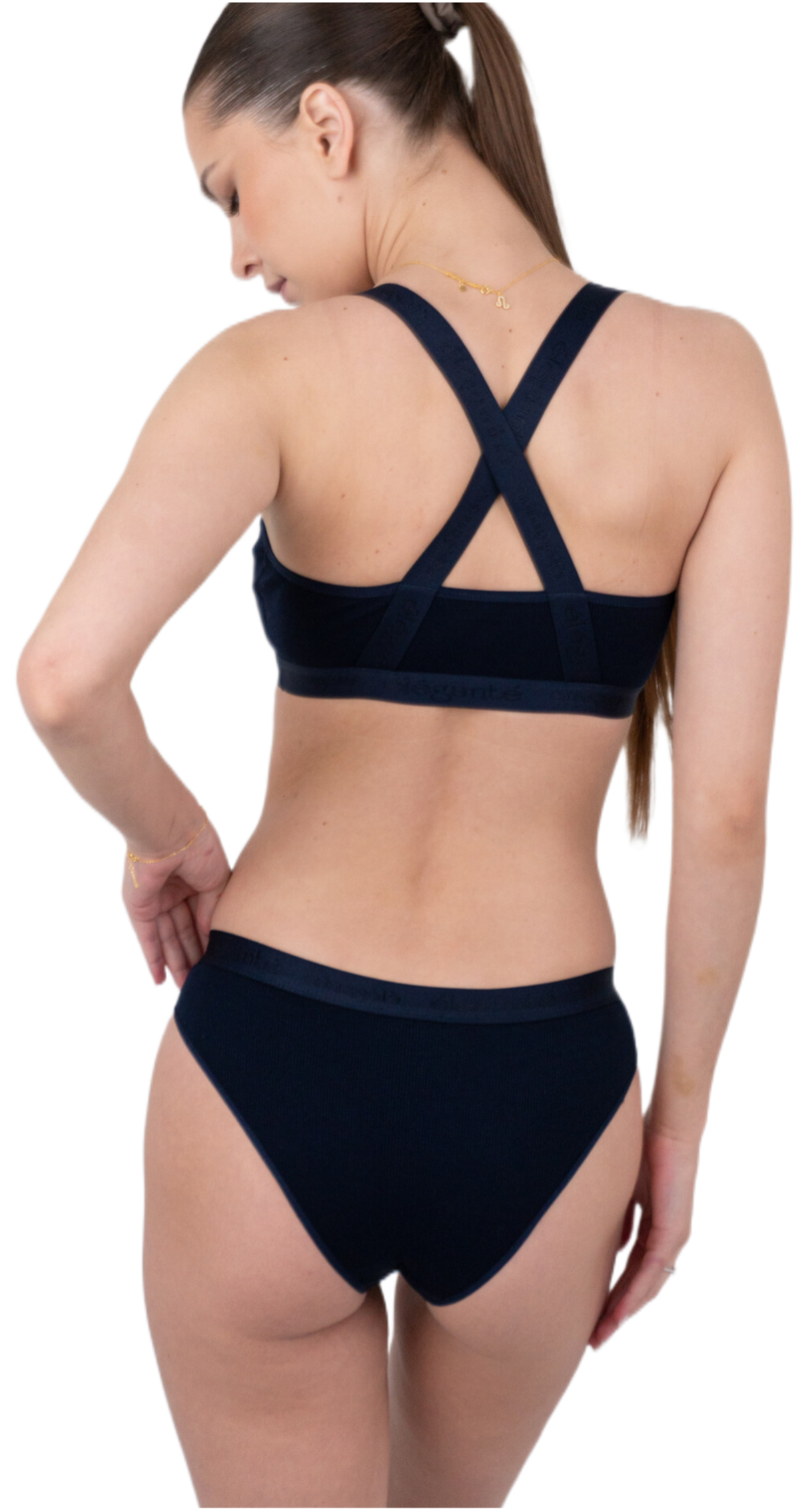 Топ-бюстье женский Elegante El Energy Lb 1255 M темно-синий фото 