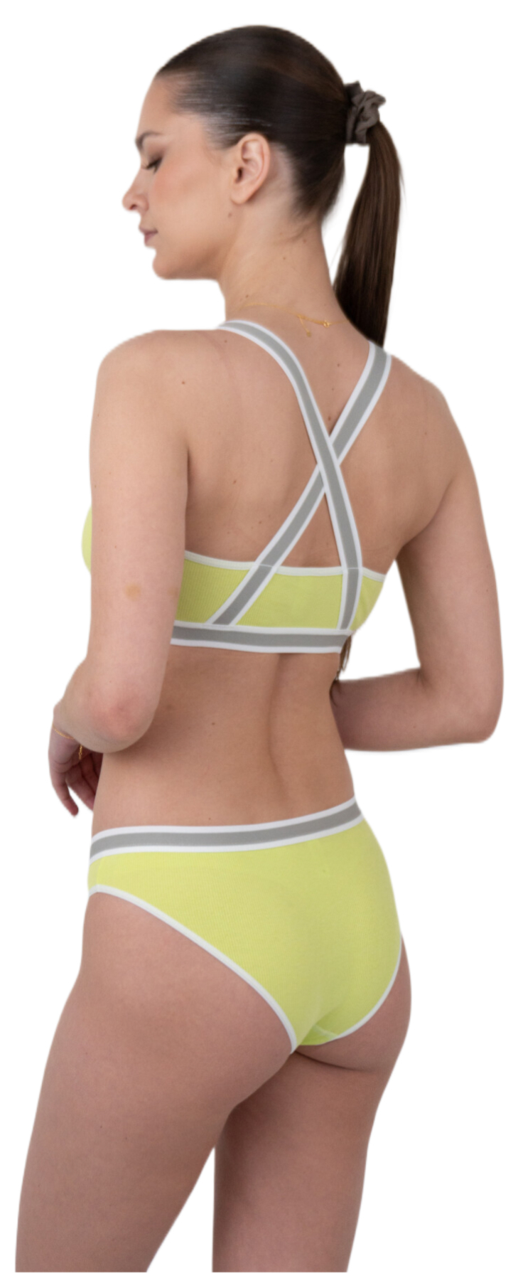 Топ-бюстье женский Elegante El Energy Lb 1255 S лаймовый фото 
