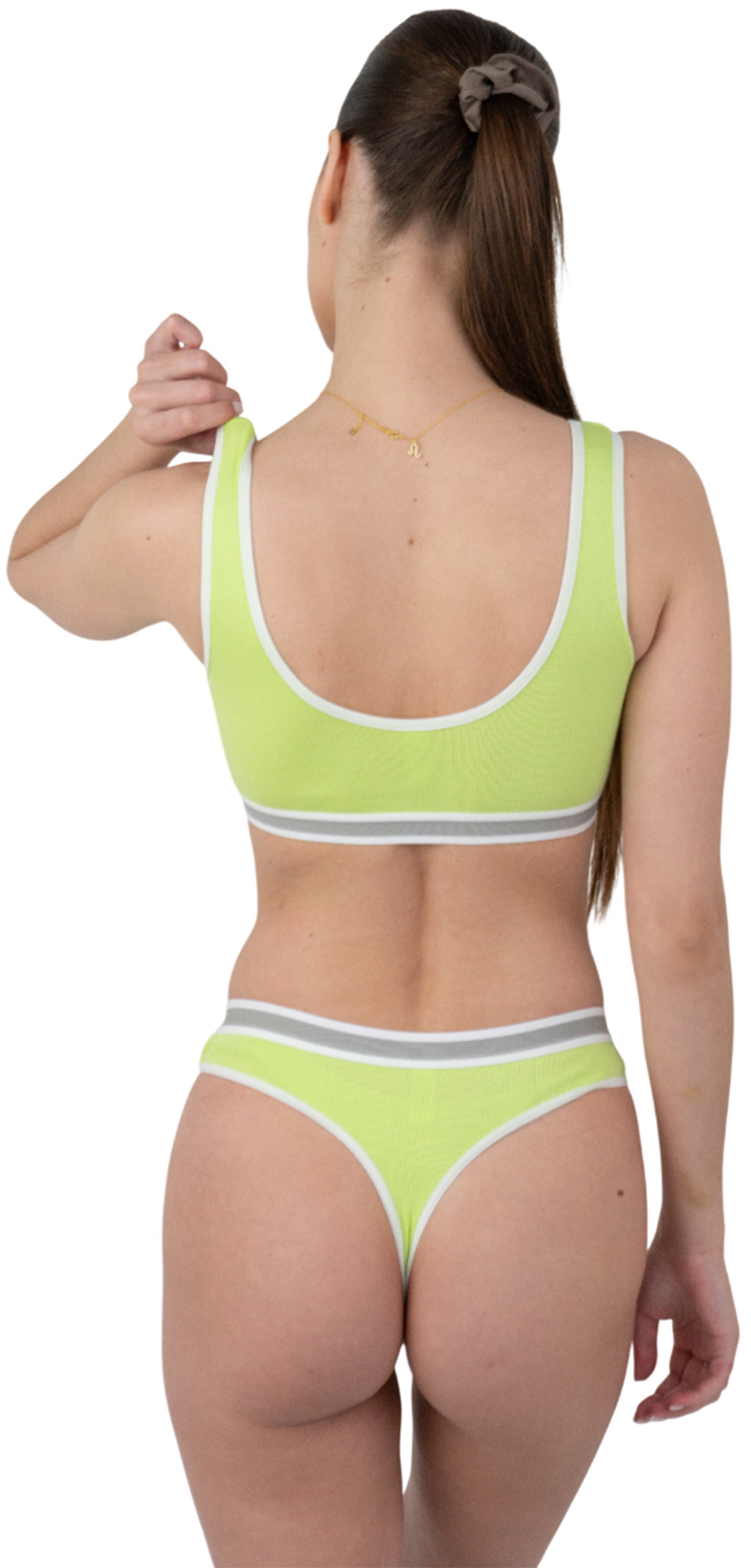 Топ-бюстье женский Elegante El Energy Lb 1257 M лаймовый фото 