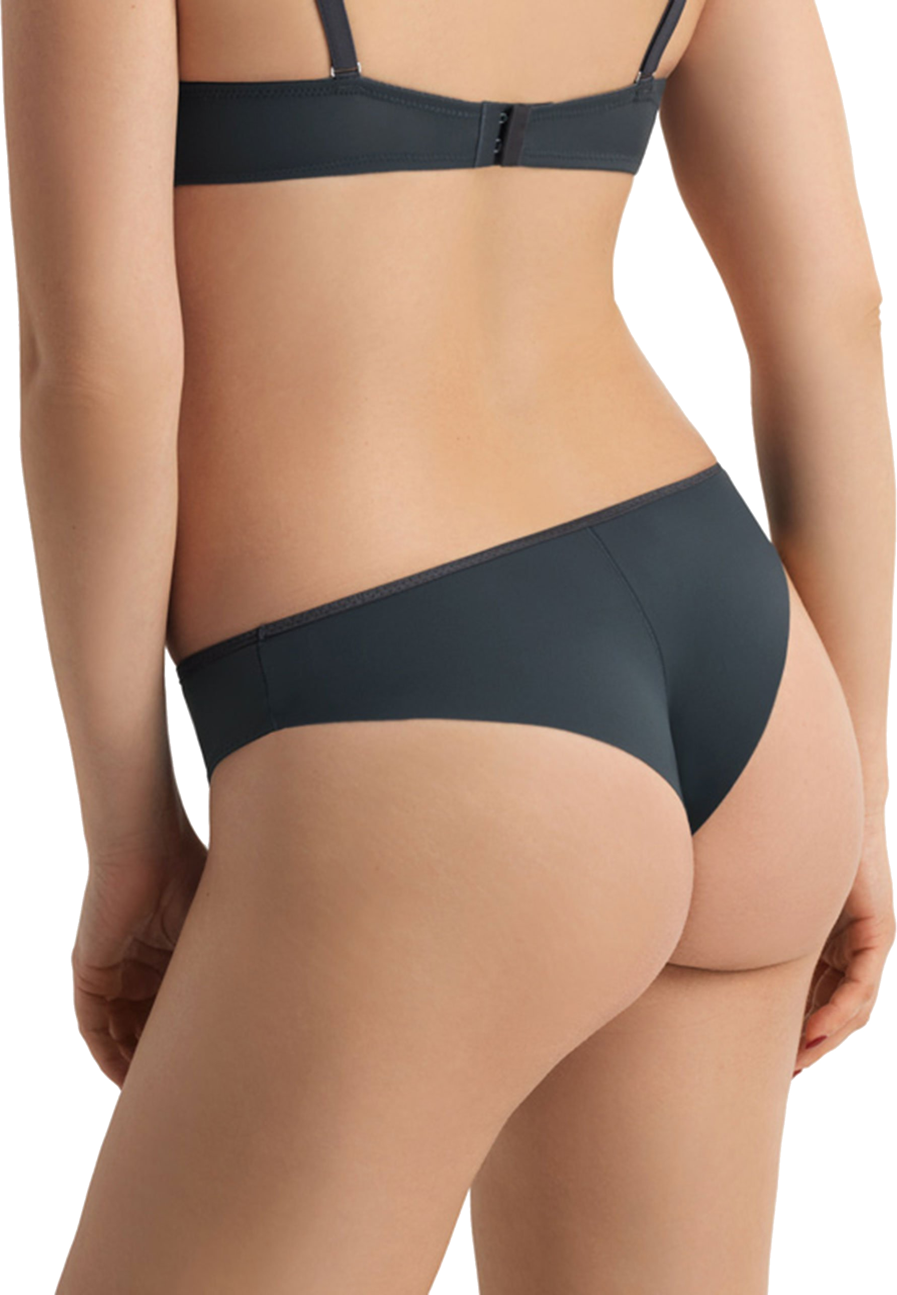 Трусы-бразилиана женские Corin Cr Virginia 41771 XL антрацитовые фото 