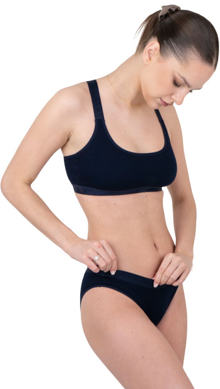 Трусы-слипы женские Elegante El Energy Lp 1258 M темно-синие фото 