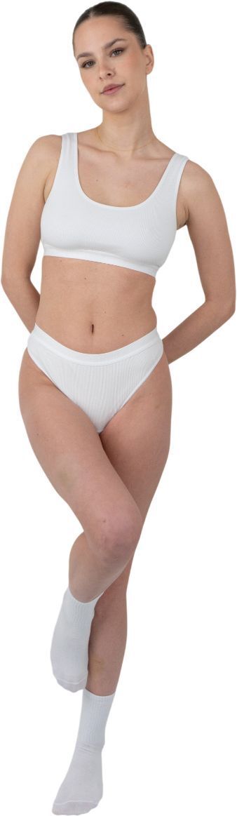 Трусы-слипы женские Elegante El Energy Lp 1259 M белые фото 