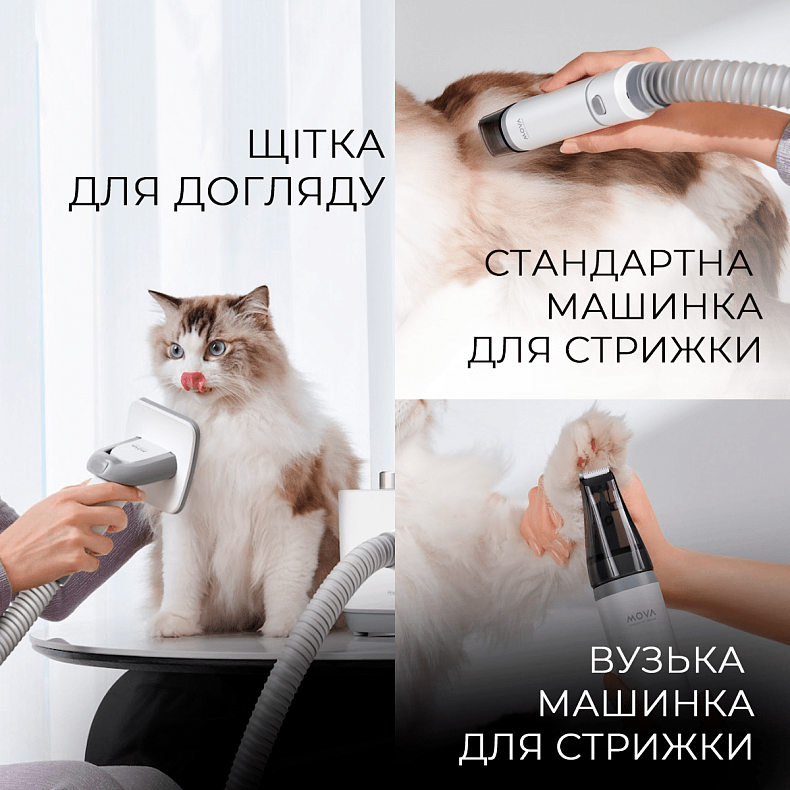 Набір для грумінгу Mova Pet Grooming G1Proфото