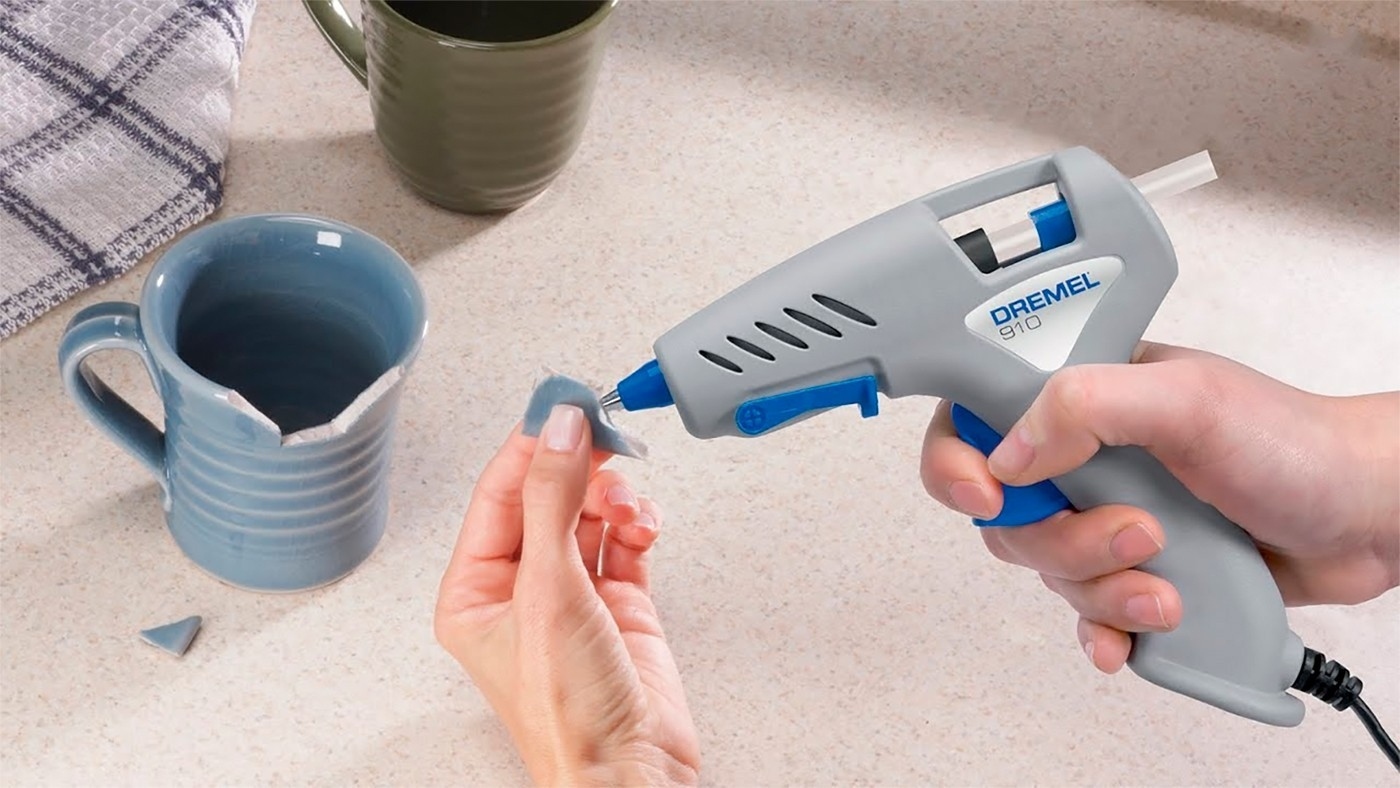 Пистолет клеевой Dremel 910 стержни 7мм 165° (F.013.091.0JA) фото 3