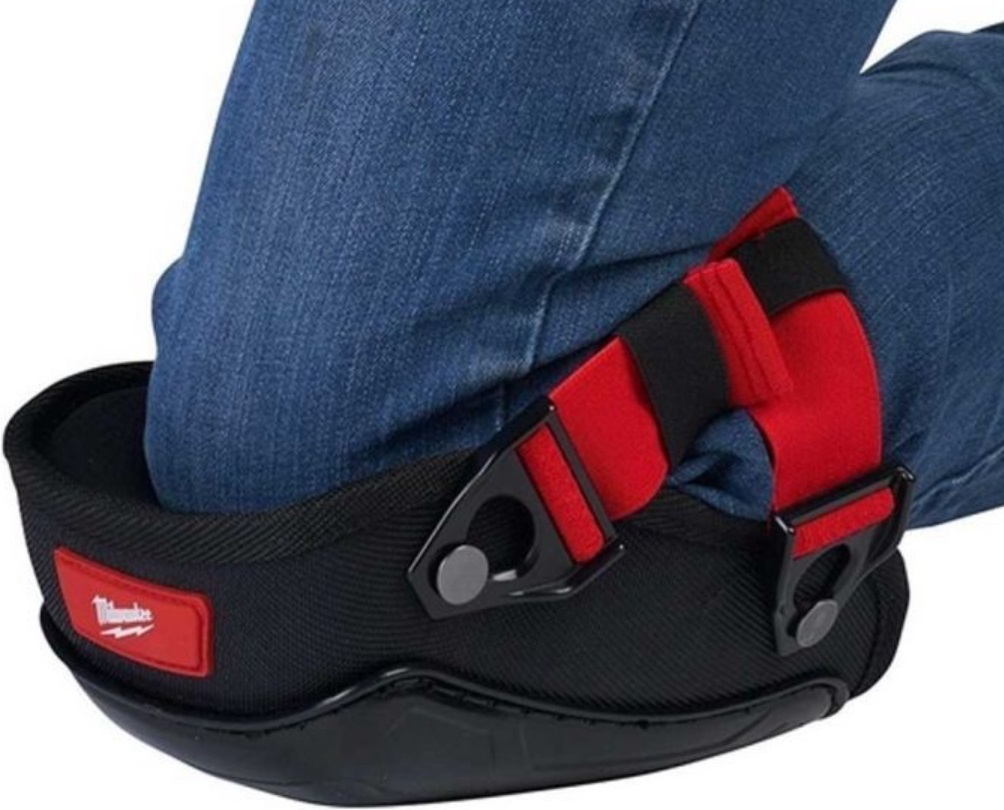 Наколенники защитные Milwaukee жесткие, пластиковая накладка, черный (4932478137) фото 4