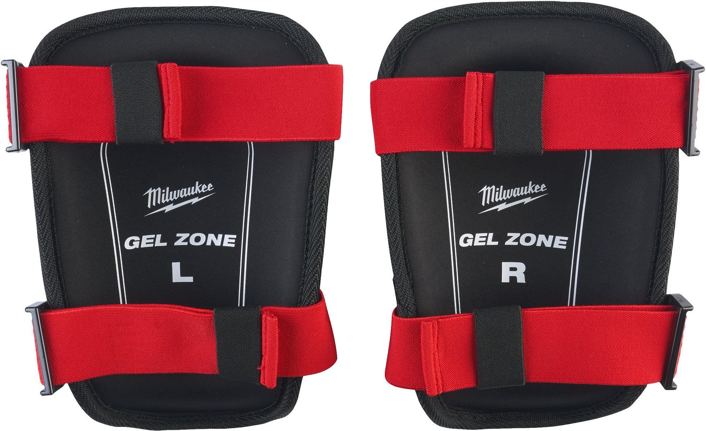 Наколенники защитные Milwaukee жесткие, пластиковая накладка, черный (4932478137) фото 2