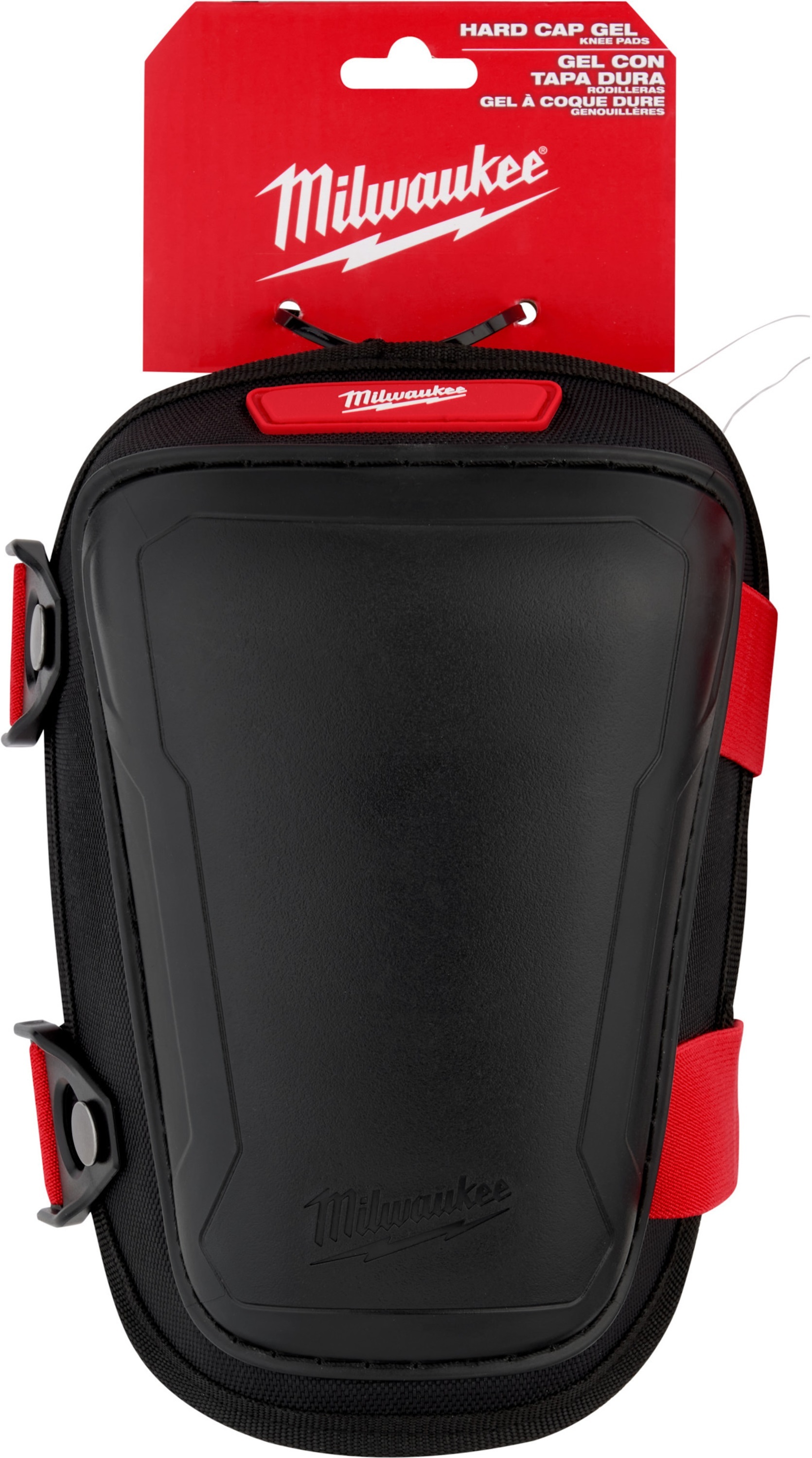 Наколенники защитные Milwaukee жесткие, пластиковая накладка, черный (4932478137) фото 5