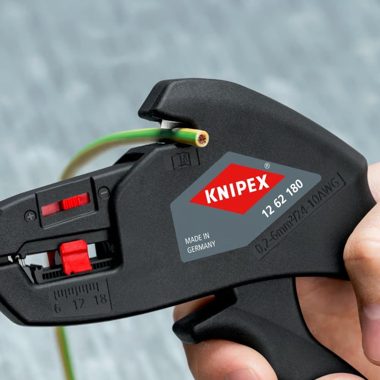 Съемник изоляции KNIPEX, автоматический, 180мм (12-62-180) фото 