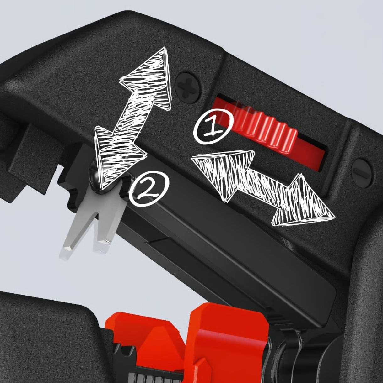 Съемник изоляции KNIPEX, автоматический, 180мм (12-62-180) фото 