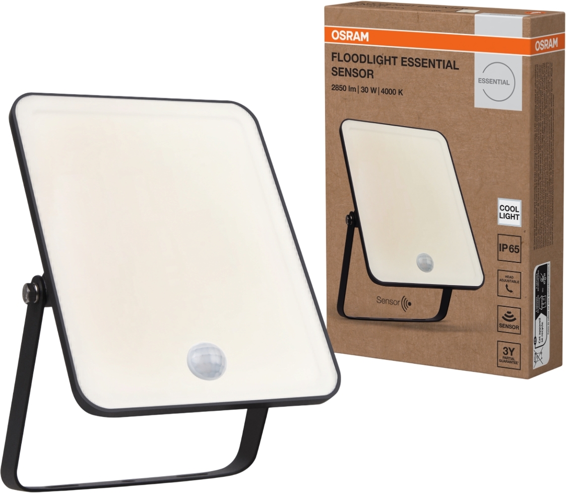 Прожектор Osram Eco 30Вт 2850Лм 4000K чорний (4099854430138)фото