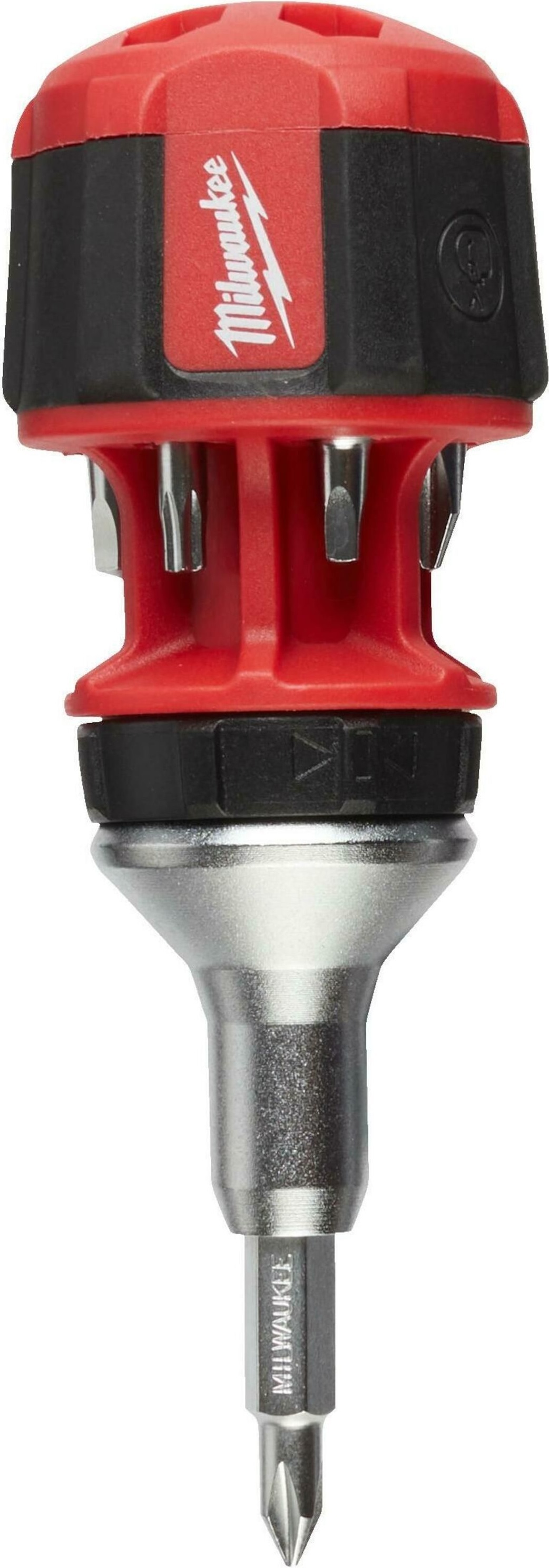Отвертка универсальная Milwaukee с трещоткой 8 в 1 (4932471868) фото 