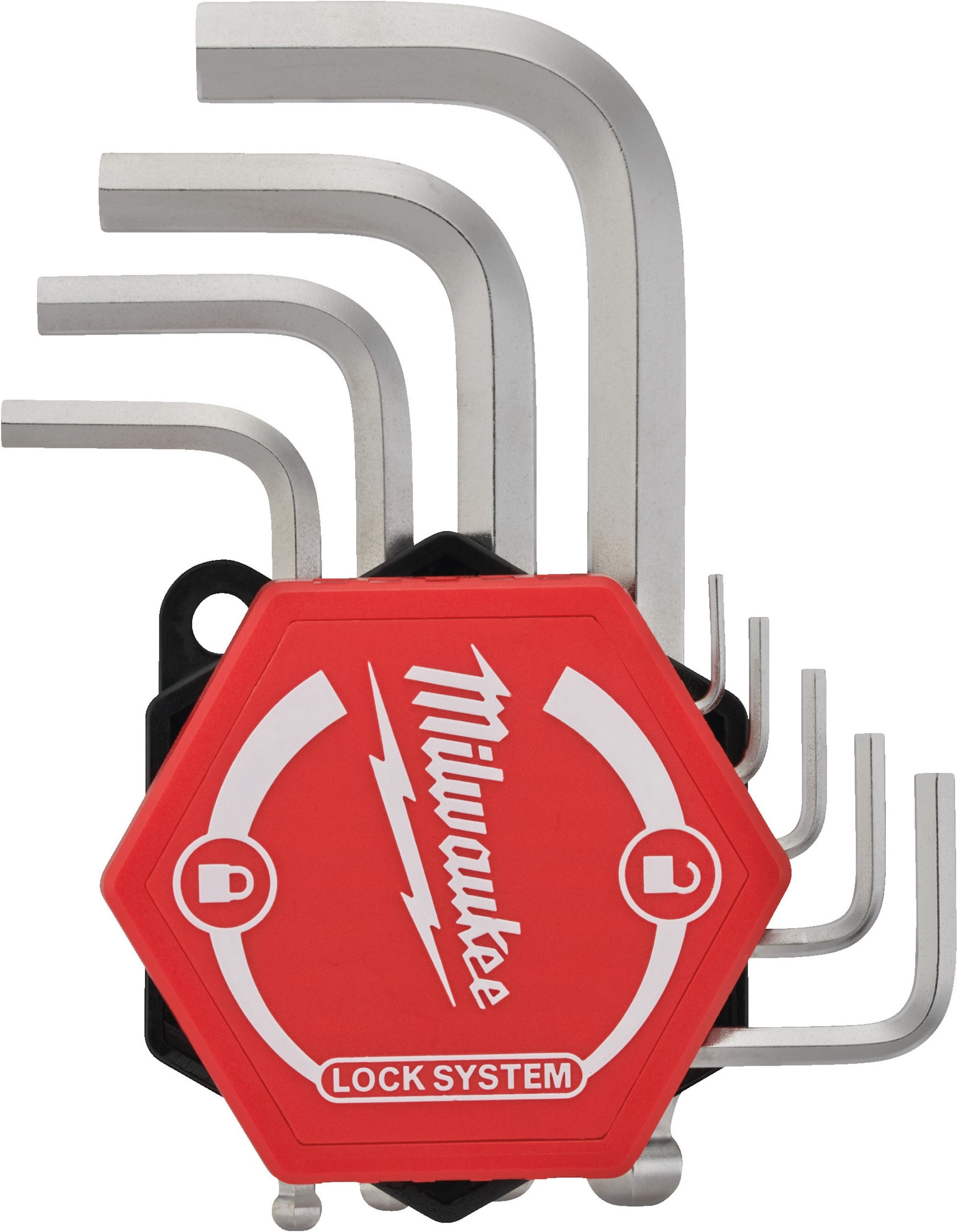 Ключи шестигранные Milwaukee Compact, Г-образные HEX, набор 9шт. (4932492399) фото 