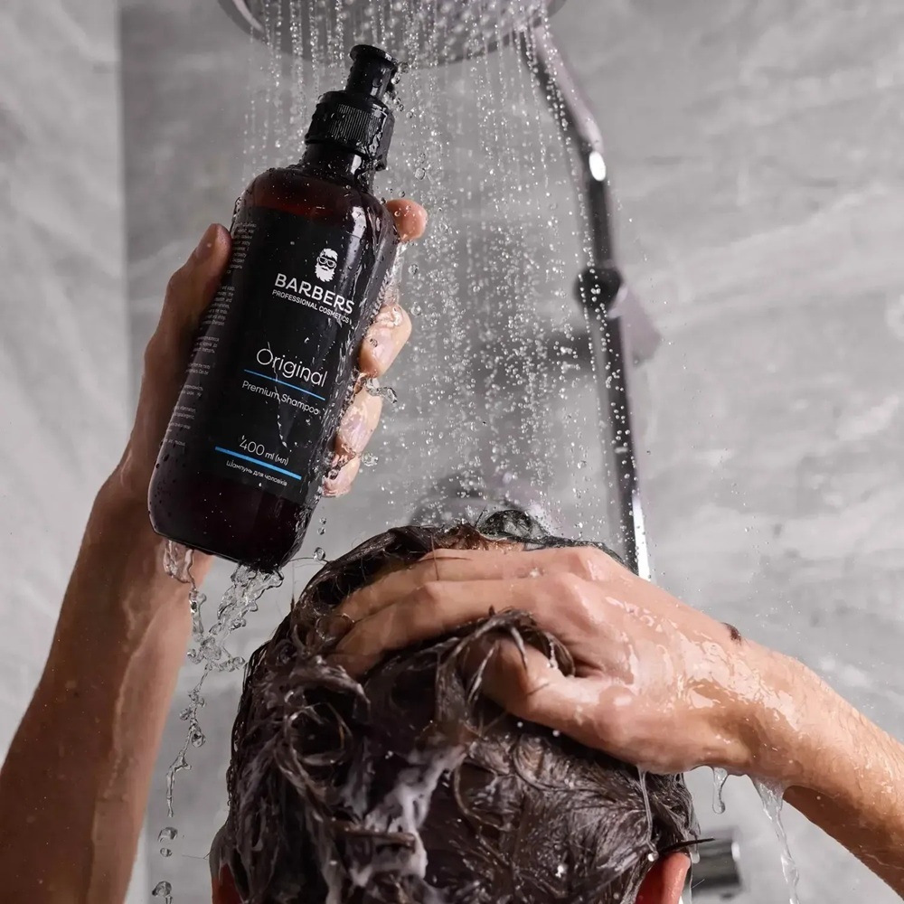 Шампунь для чоловіків Barbers Original для щоденного використання 400 млфото5