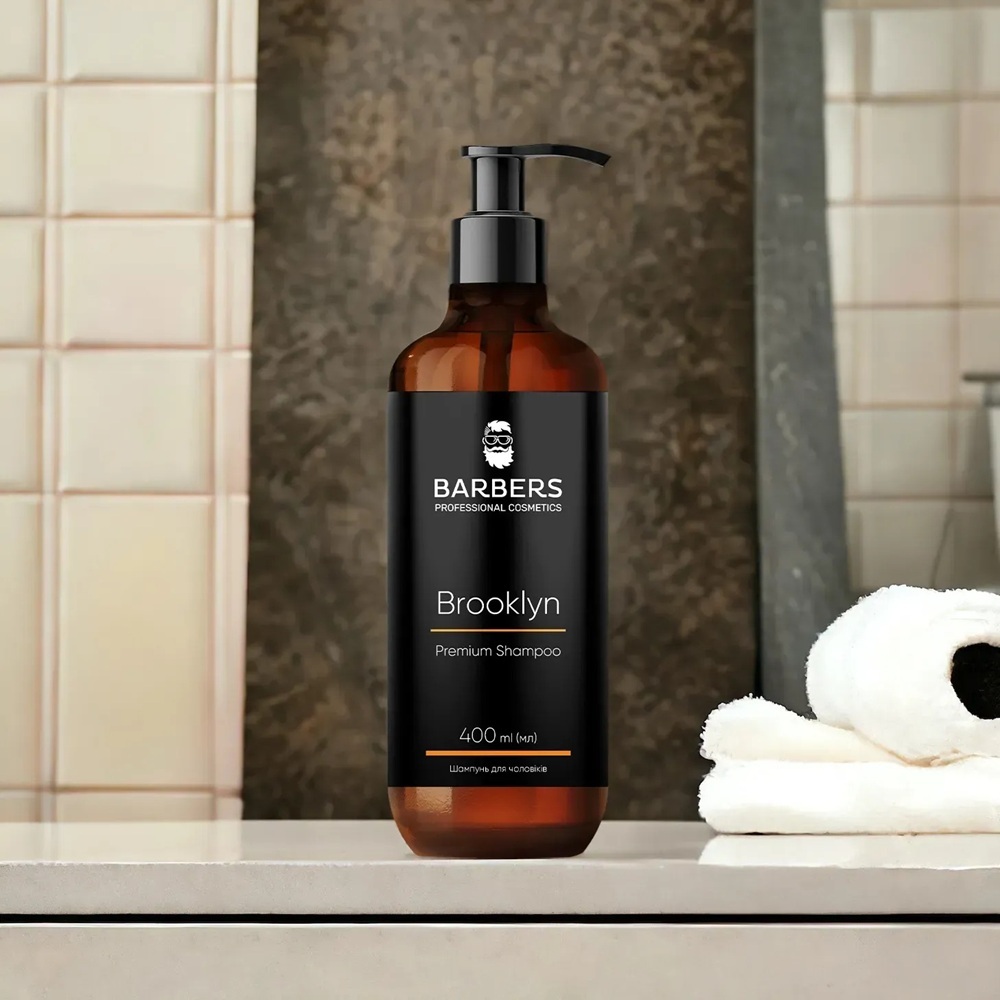 Шампунь для чоловіків Barbers Brooklyn проти лупи 400 млфото4