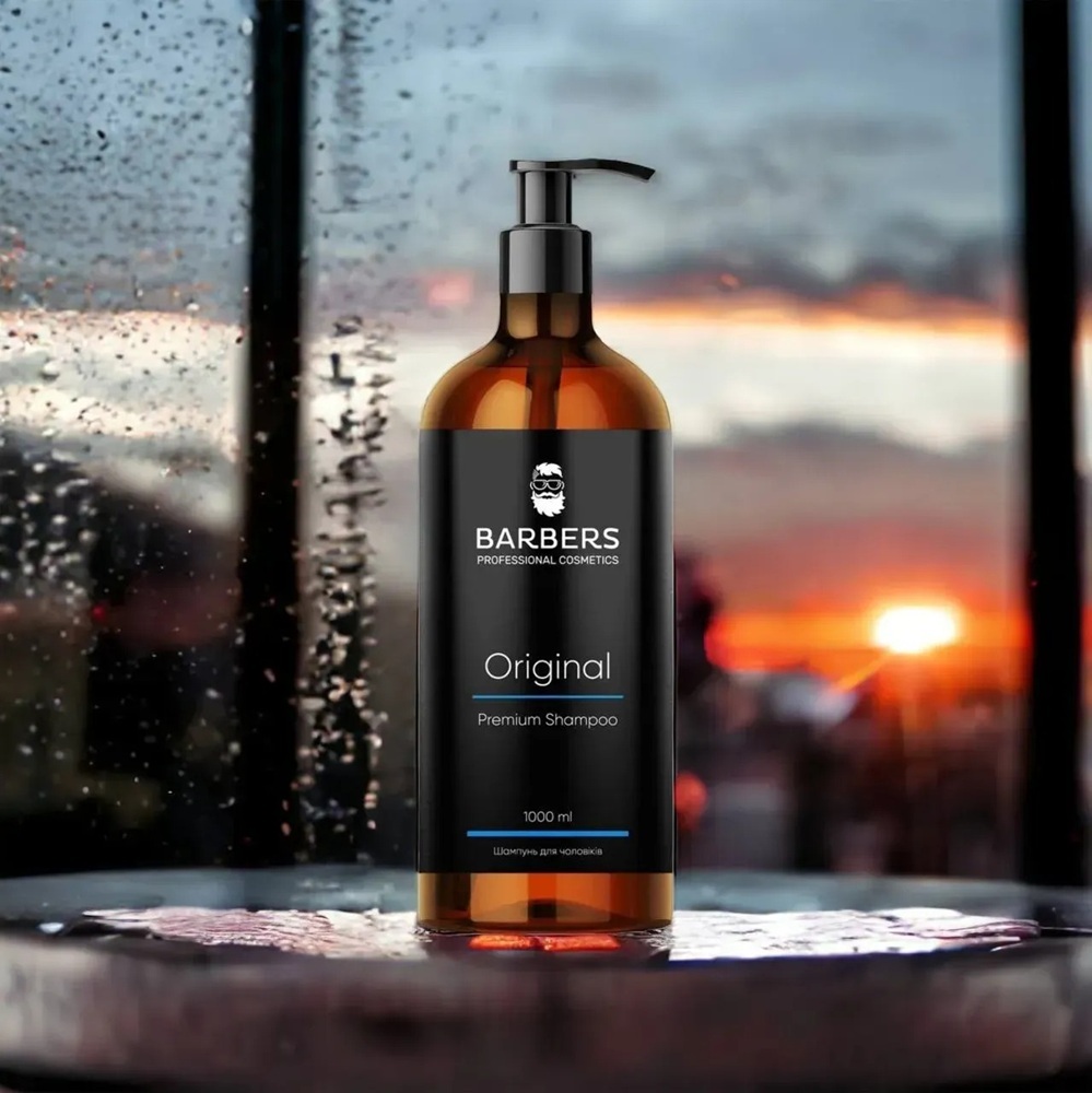 Шампунь для чоловіків для щоденного використання Barbers Original 1000 млфото4