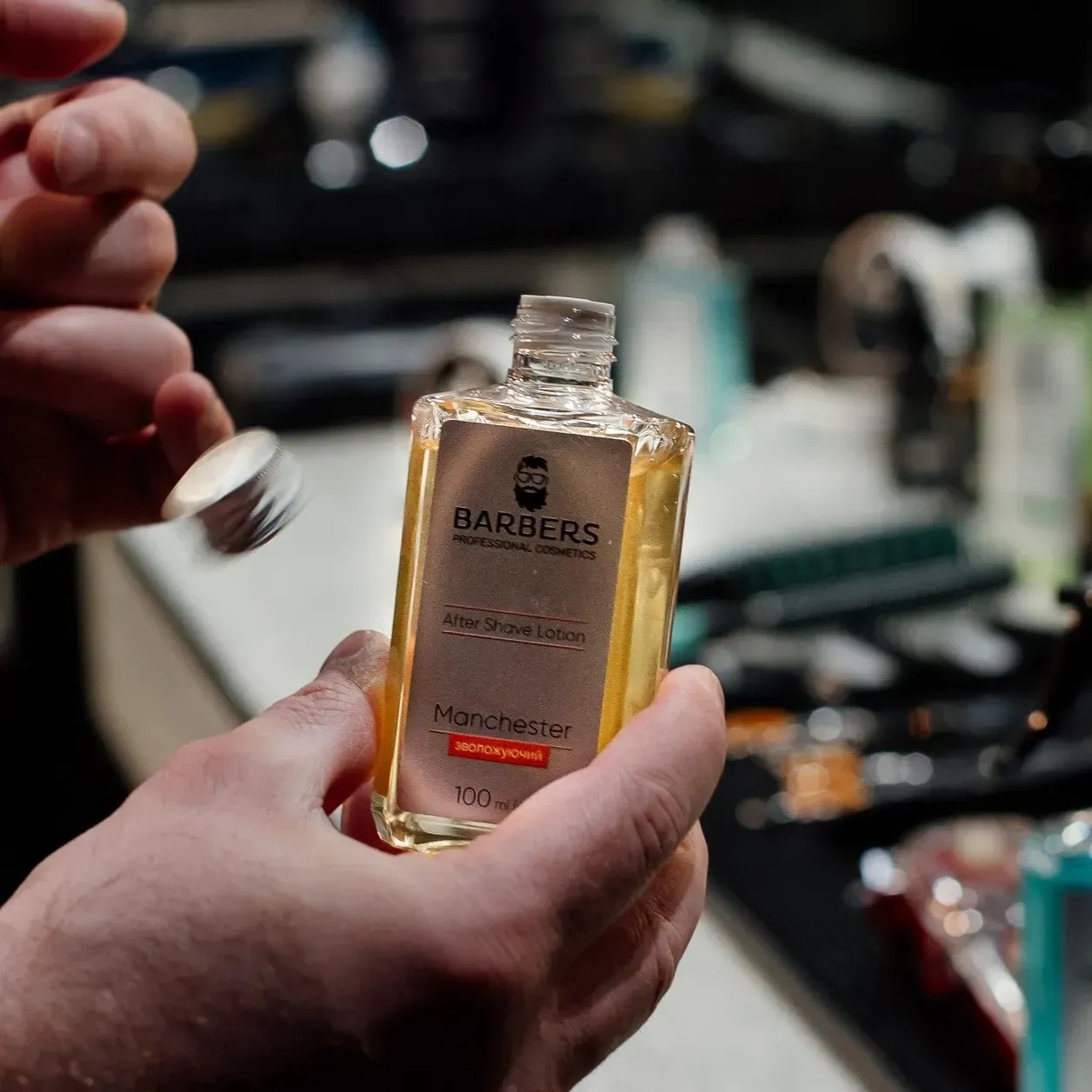 Увлажняющий лосьон после бритья Barbers Manchester 100 мл фото 3