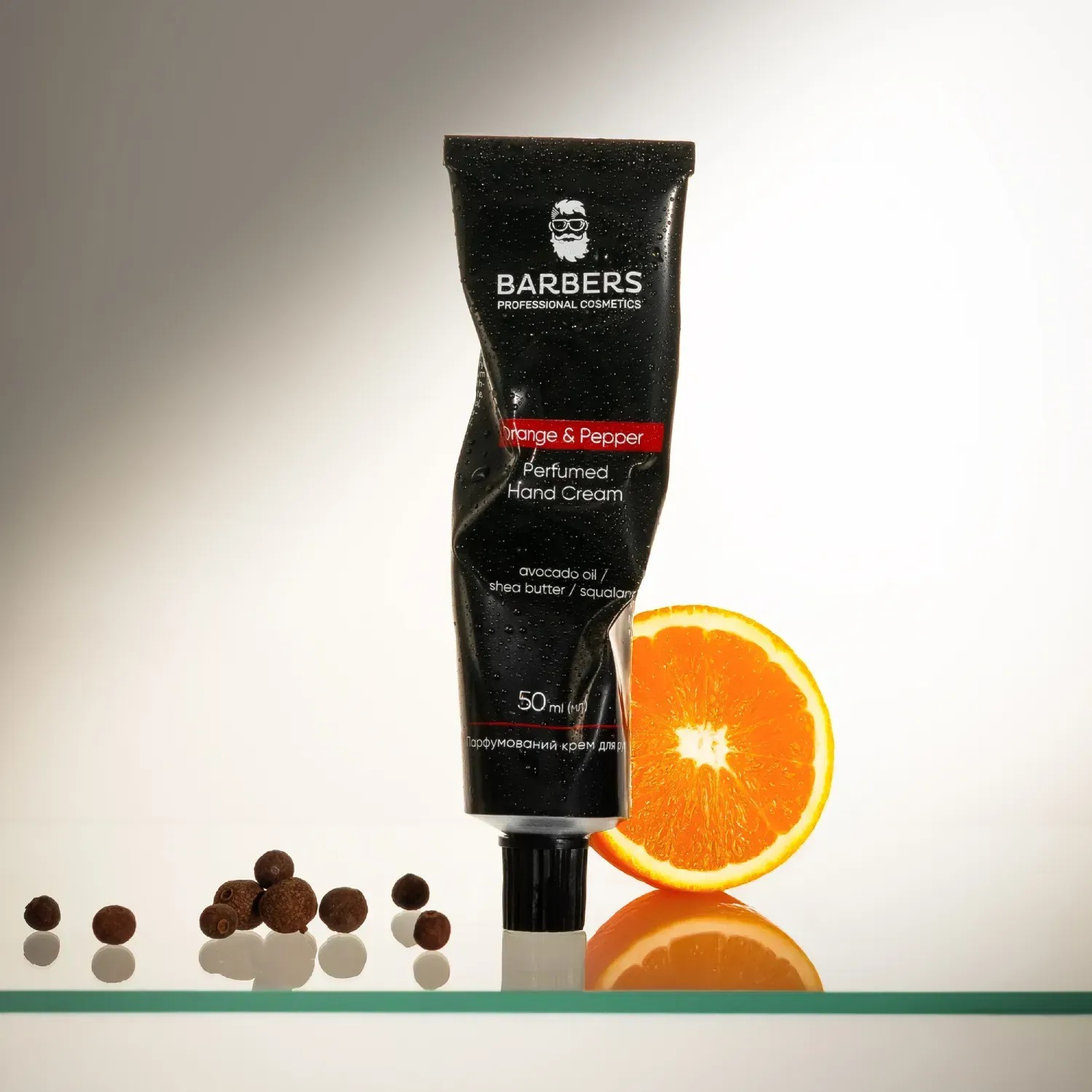 Парфюмерный крем для рук Barbers Orange & Pepper 50 мл фото 6