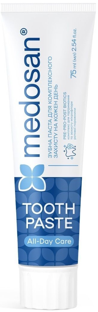 Зубная паста Medosan All-Day Care для комплексной защиты на каждый день 75 мл фото 3