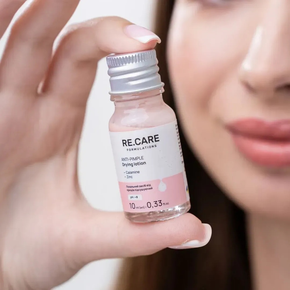 Локальний засіб від прищів Re.Care Anti-Pimple Drying Lotion підсушуючий 10 млфото4