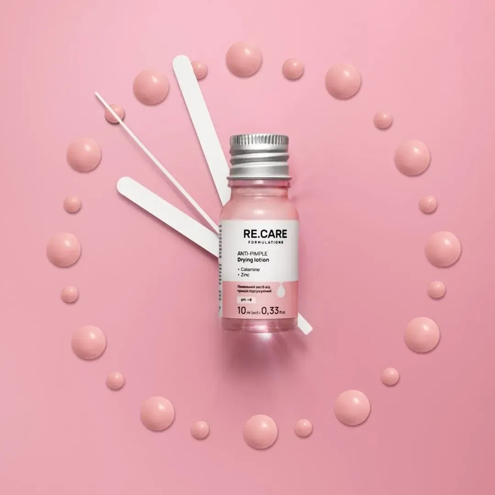 Локальний засіб від прищів Re.Care Anti-Pimple Drying Lotion підсушуючий 10 млфото3