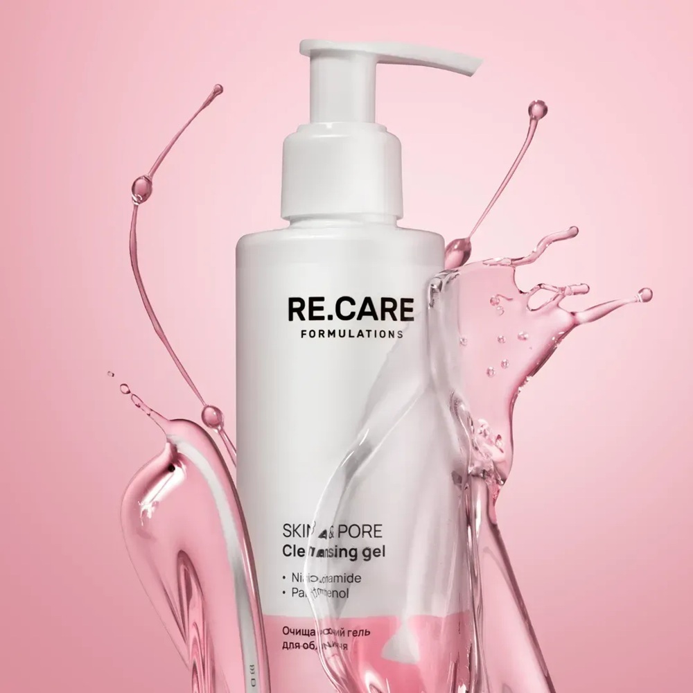 Гель для лица Re.Care Skin &amp; Pore Cleansing Gel Очищающий 200 мл фото 