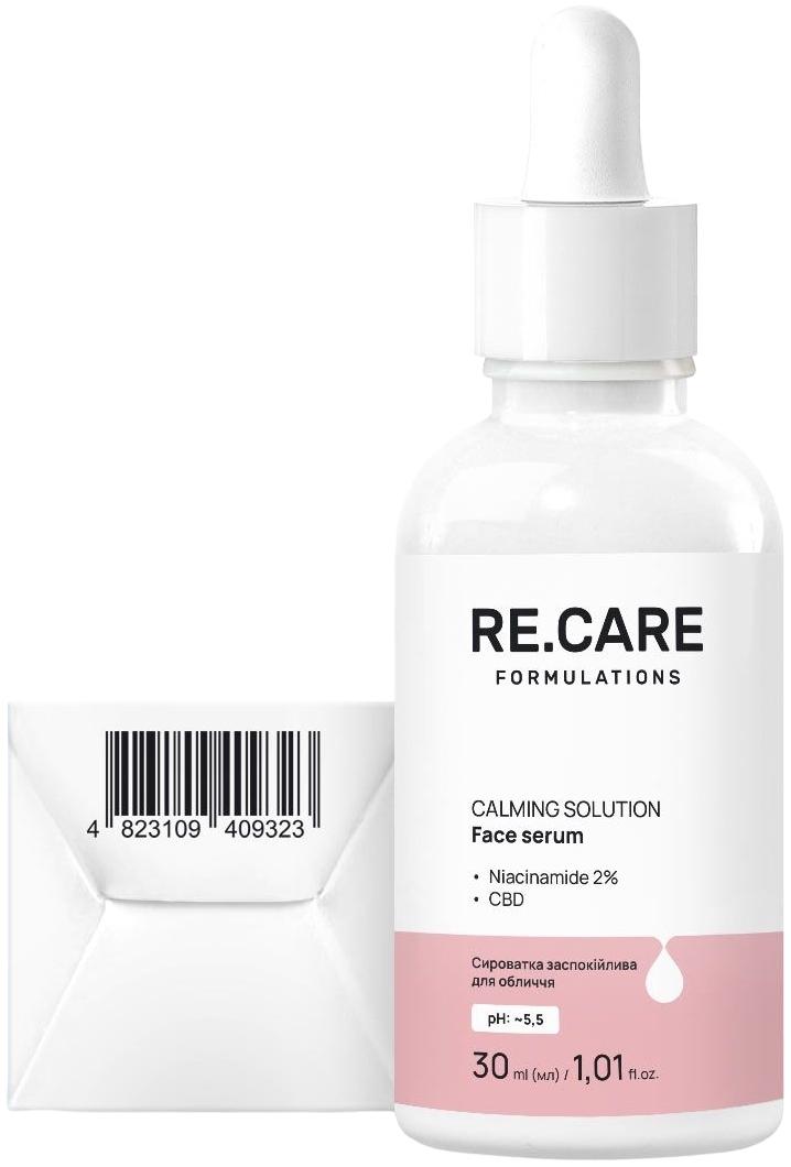 Сироватка для обличчя Re.Care Calming Solution Face Serum Заспокійлива 30 млфото