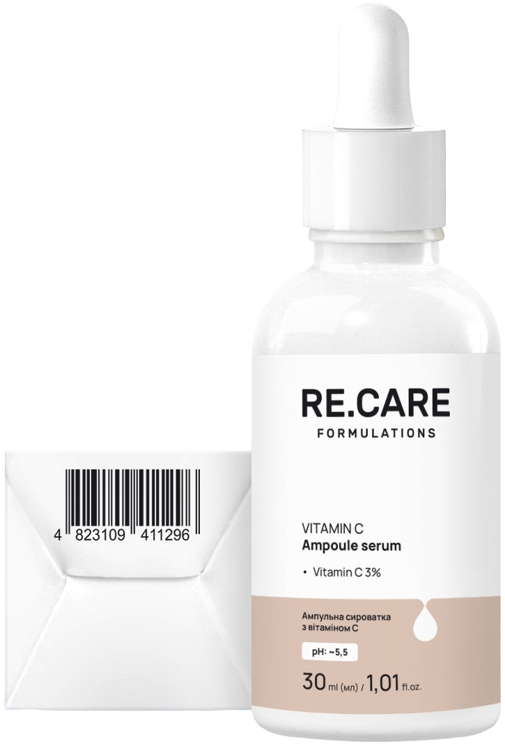 Ампульная сыворотка Re.Care Vitamin C Ampoule Serum с витамином С 30 мл фото 