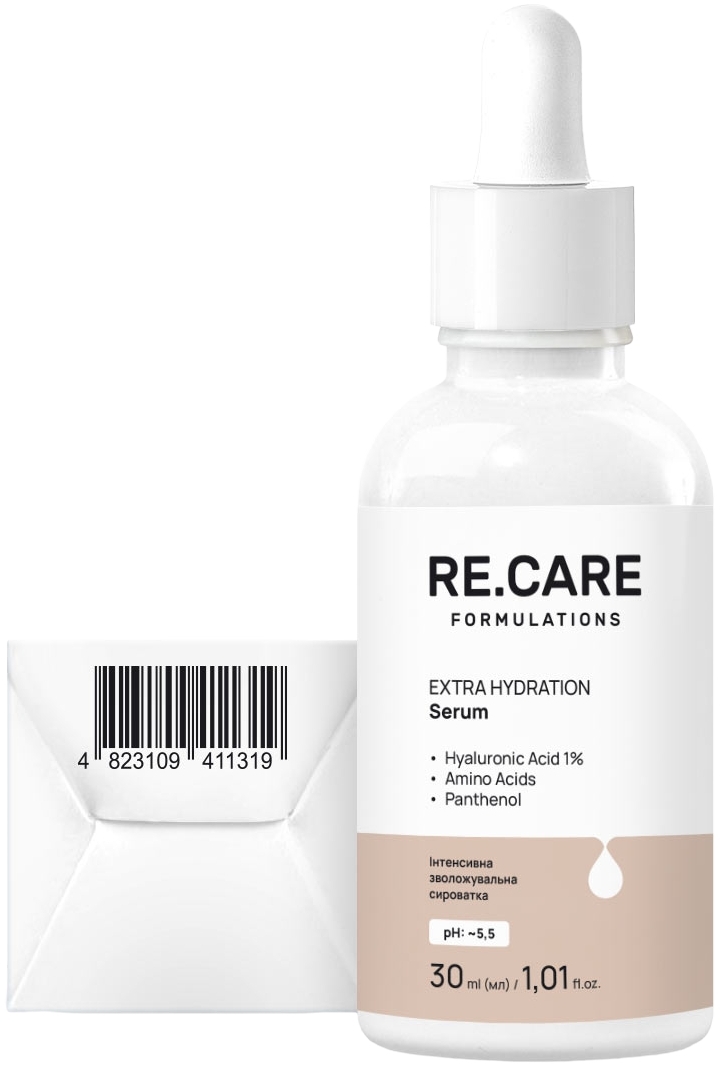 Інтенсивна зволожувальна сироватка Re.Care Extra Hydration Serum 30 млфото