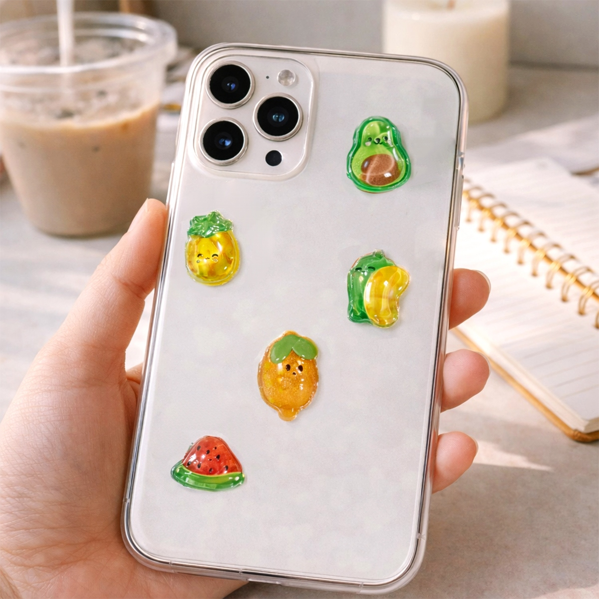 Набір 3D-наліпок Tiki Wiki серії Crystal – Тікі фрукти (51367)фото3