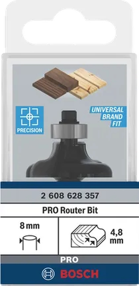 Фреза профильная Bosch Professional Std S8 R4.8 D31.8 L12.4 (2.608.628.357) фото3