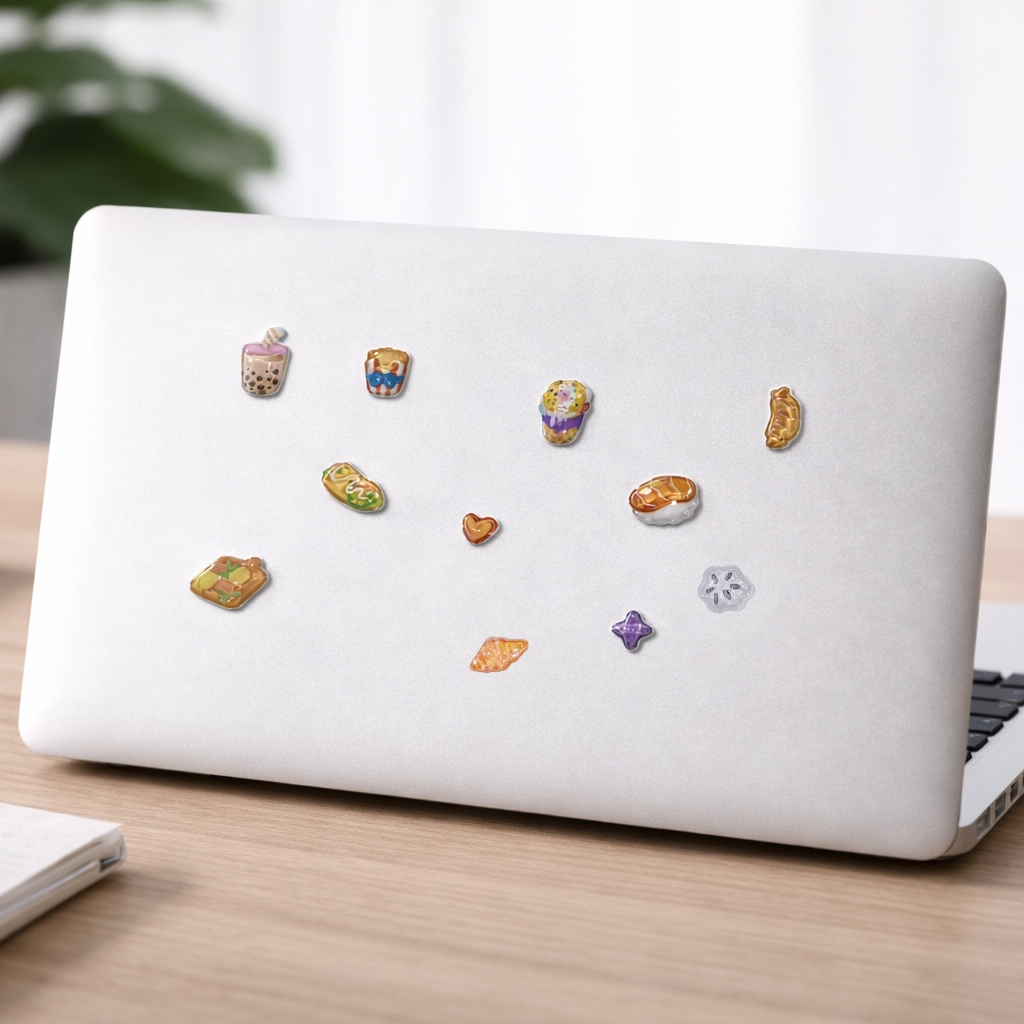 Набір 3D-наліпок Tiki Wiki серії Crystal – Тікі смаколики (51368)фото