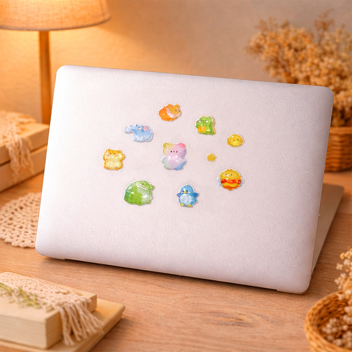 Набор 3D-наклейок Tiki Wiki серии Crystal – Тики милые животные (51369) фото 4