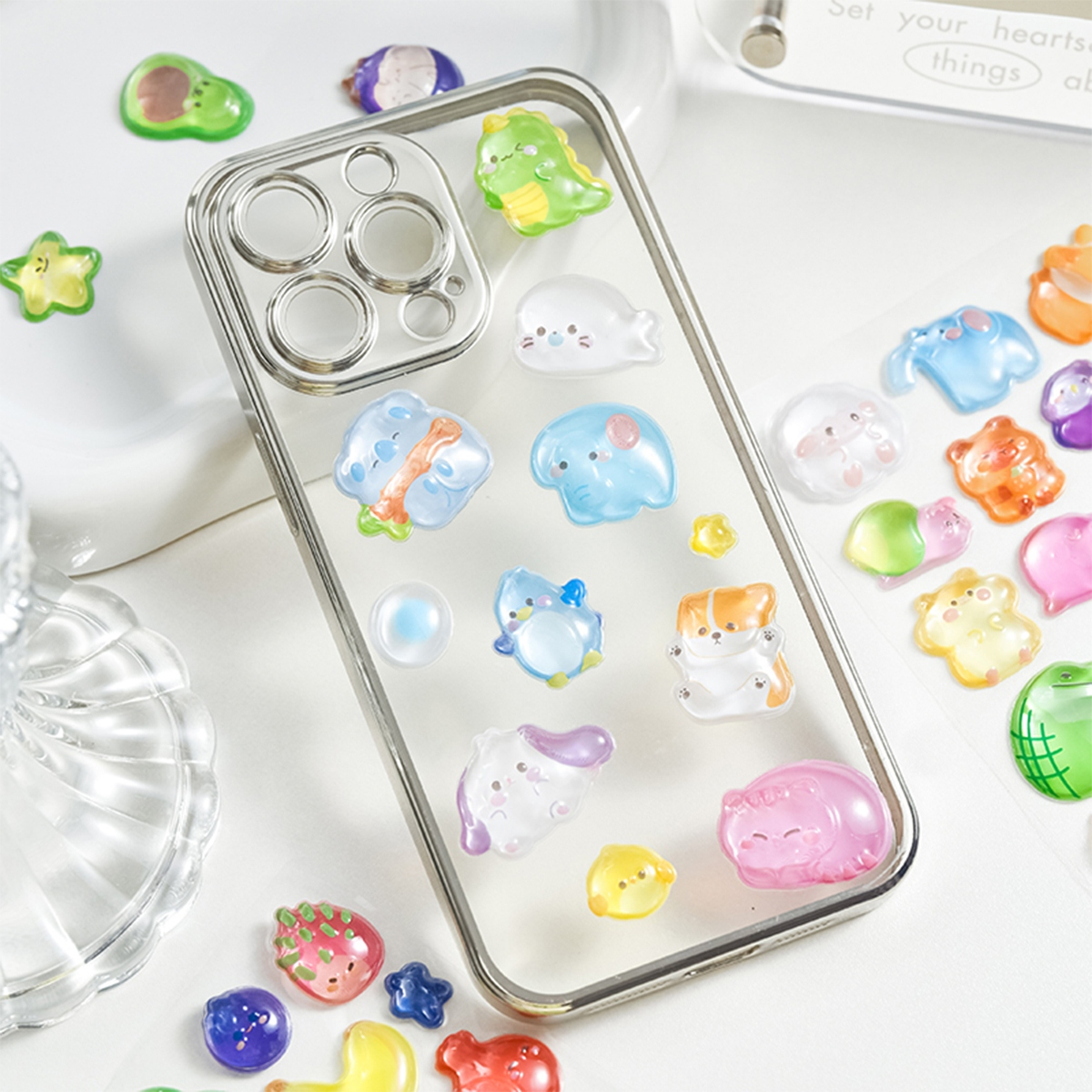 Набор 3D-наклейок Tiki Wiki серии Crystal – Тики милые животные (51369) фото 3