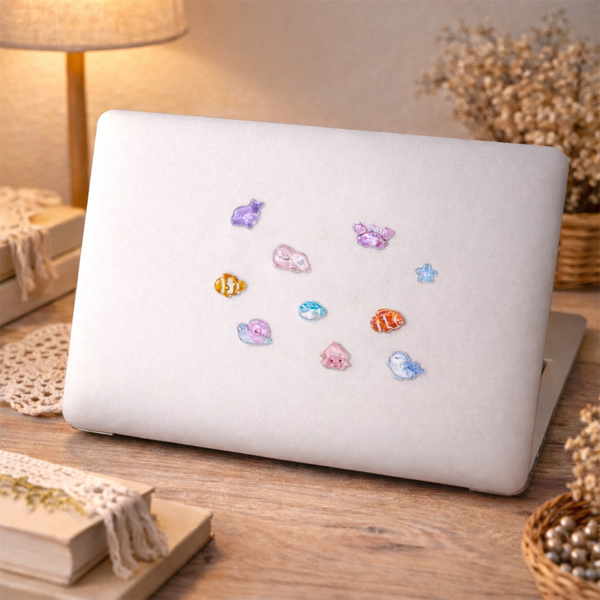 Набір 3D-наліпок Tiki Wiki серії Crystal – Тікі веселі тваринки (51423)фото