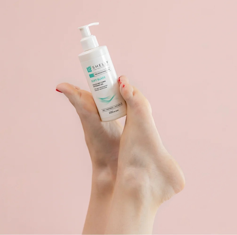 Гель-кератолитик для удаления мозолей и натоптышей Shelly Мягкое лезвие 200 мл фото 5
