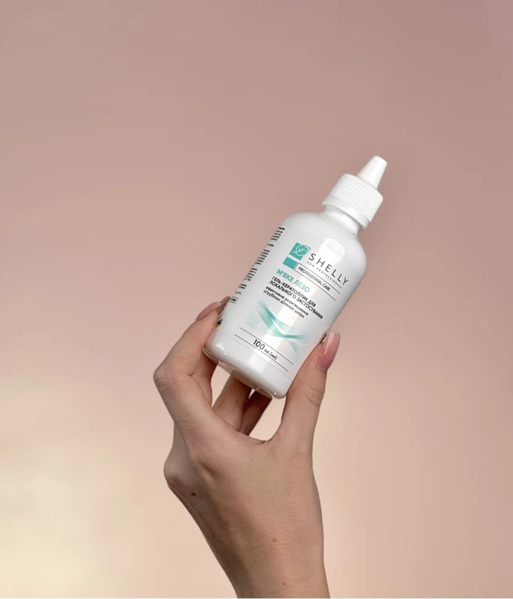 Гель-кератолитик для локального применения Shelly Мягкое лезвие 100 мл фото 