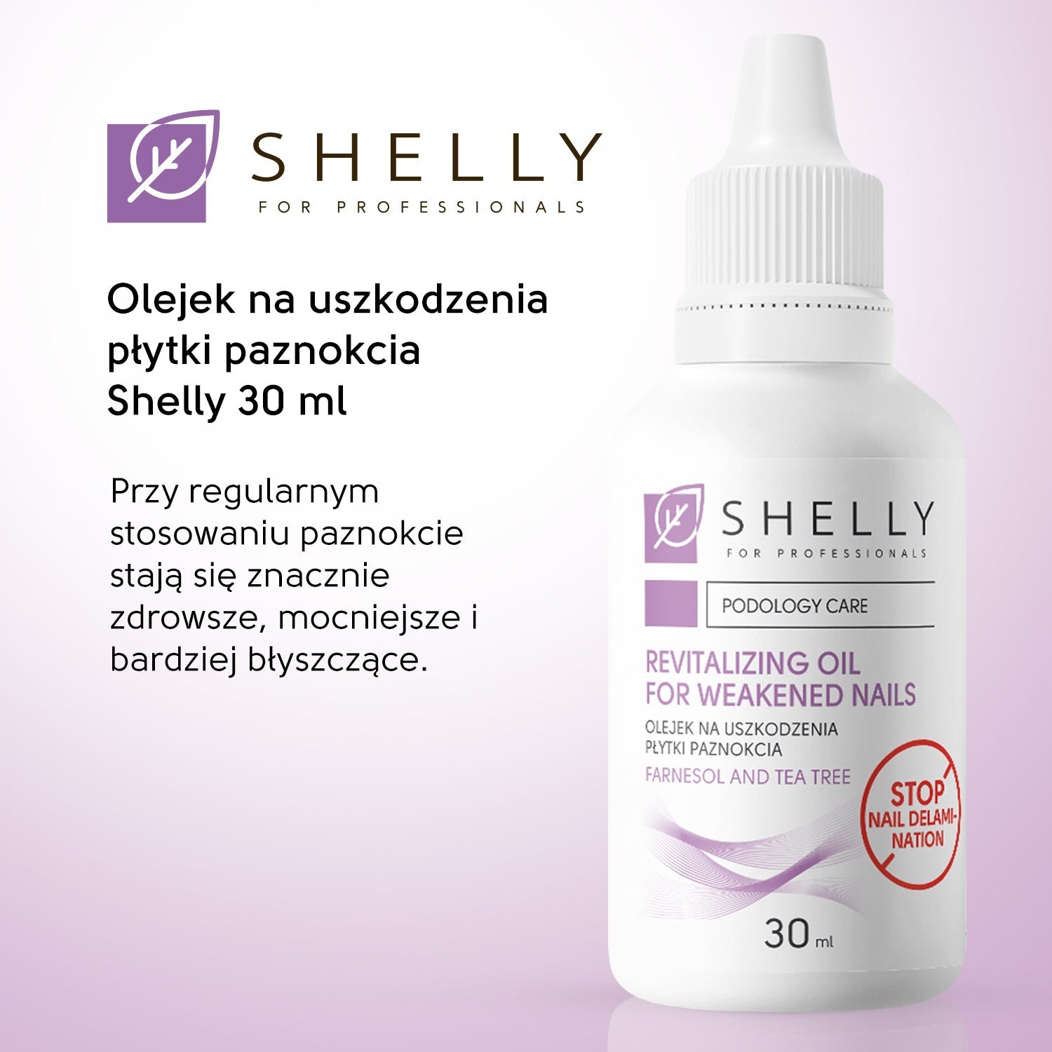Відновлююча олія для ослаблених нігтів Shelly з фарнезолом 30 млфото