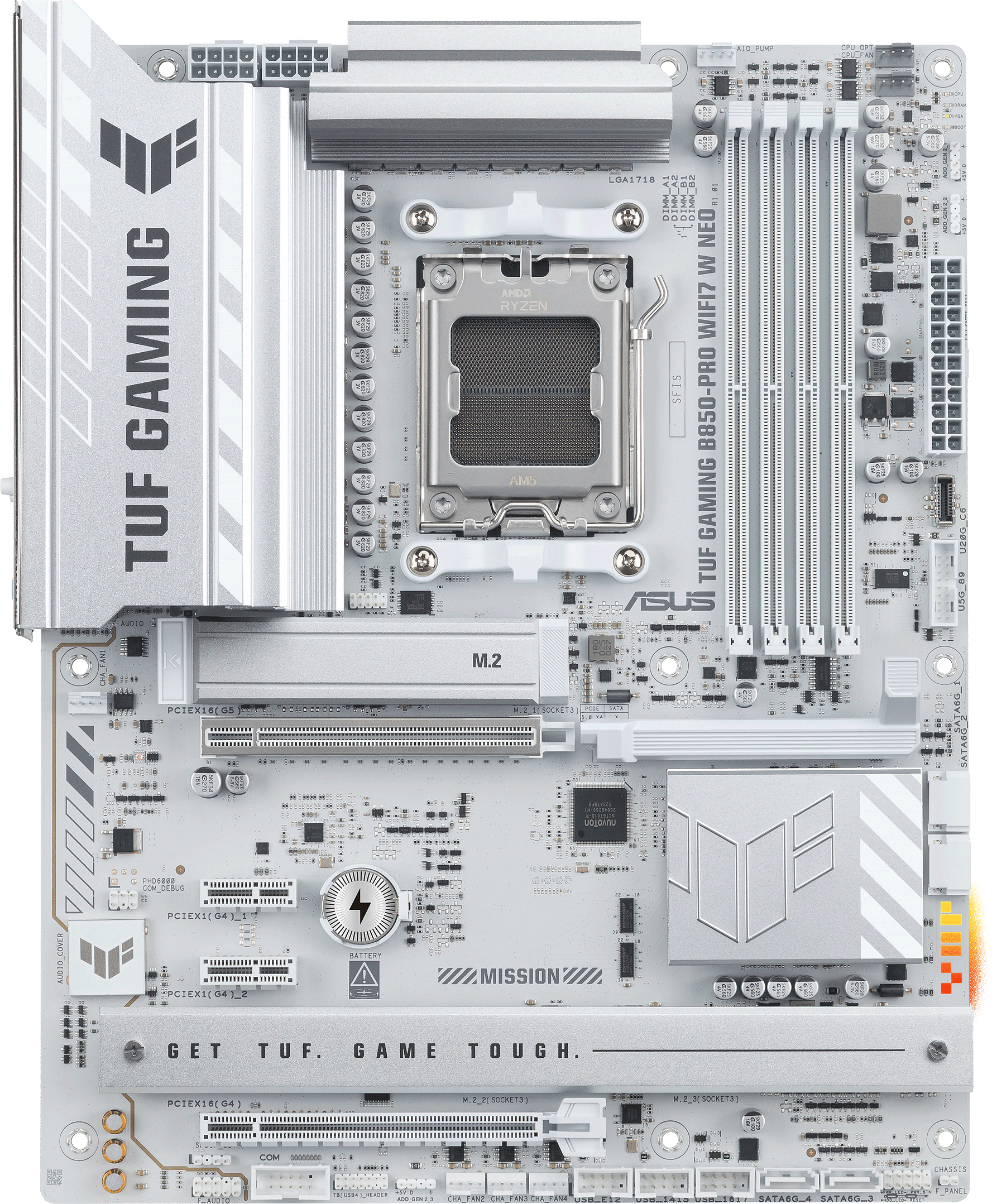 Материнcкая плата ASUS TUF GAMING B850-PRO WIFI7 W NEO (90MB1NW0-M0EAY0) фото 