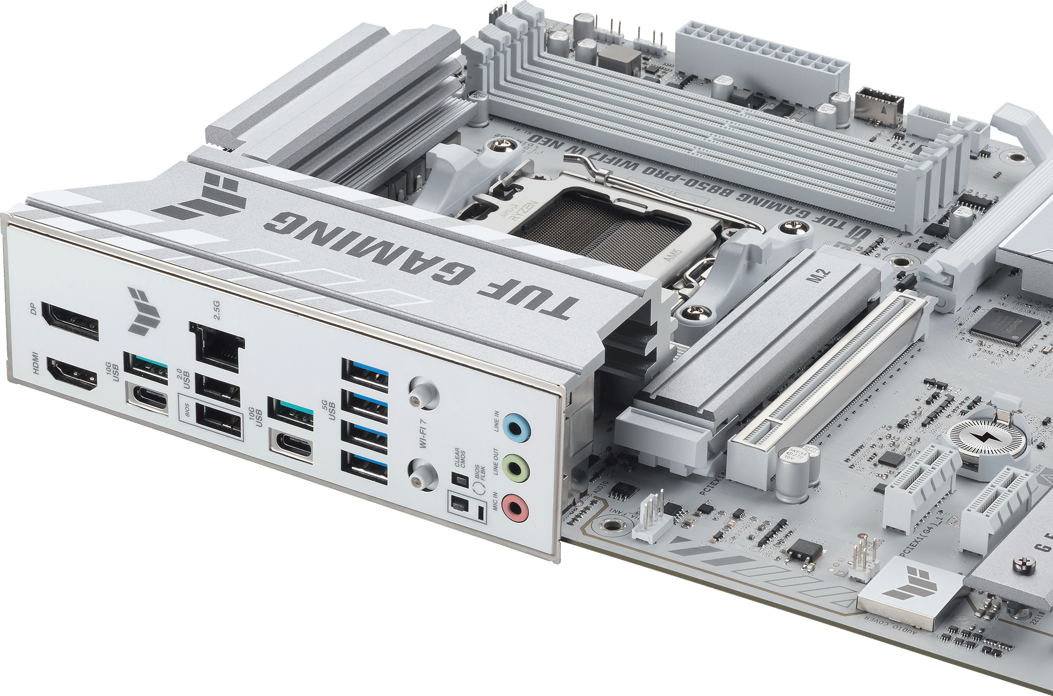 Материнcкая плата ASUS TUF GAMING B850-PRO WIFI7 W NEO (90MB1NW0-M0EAY0) фото 