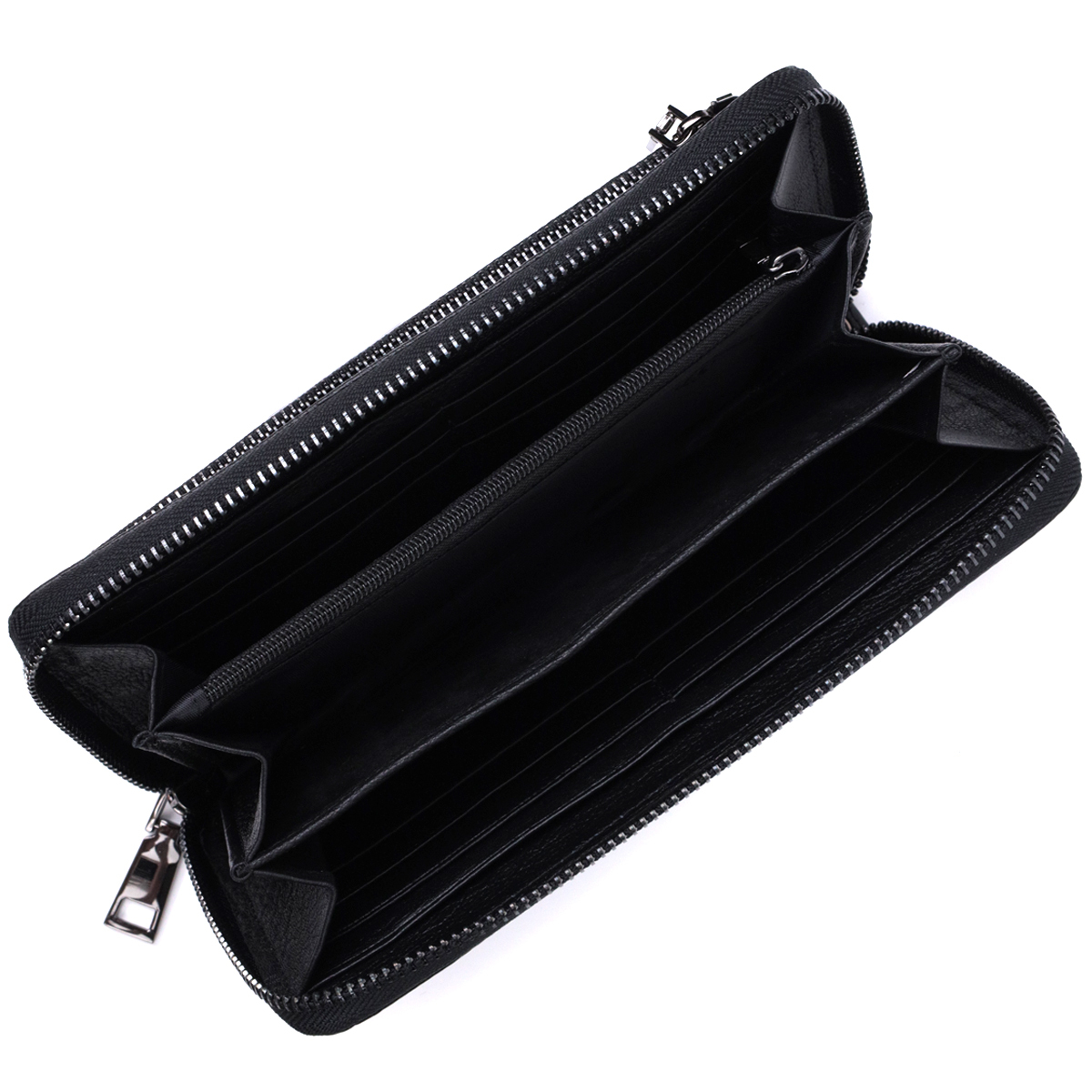 Сумка клатч чоловіча шкіряна St Leather 22681 чорна фото7